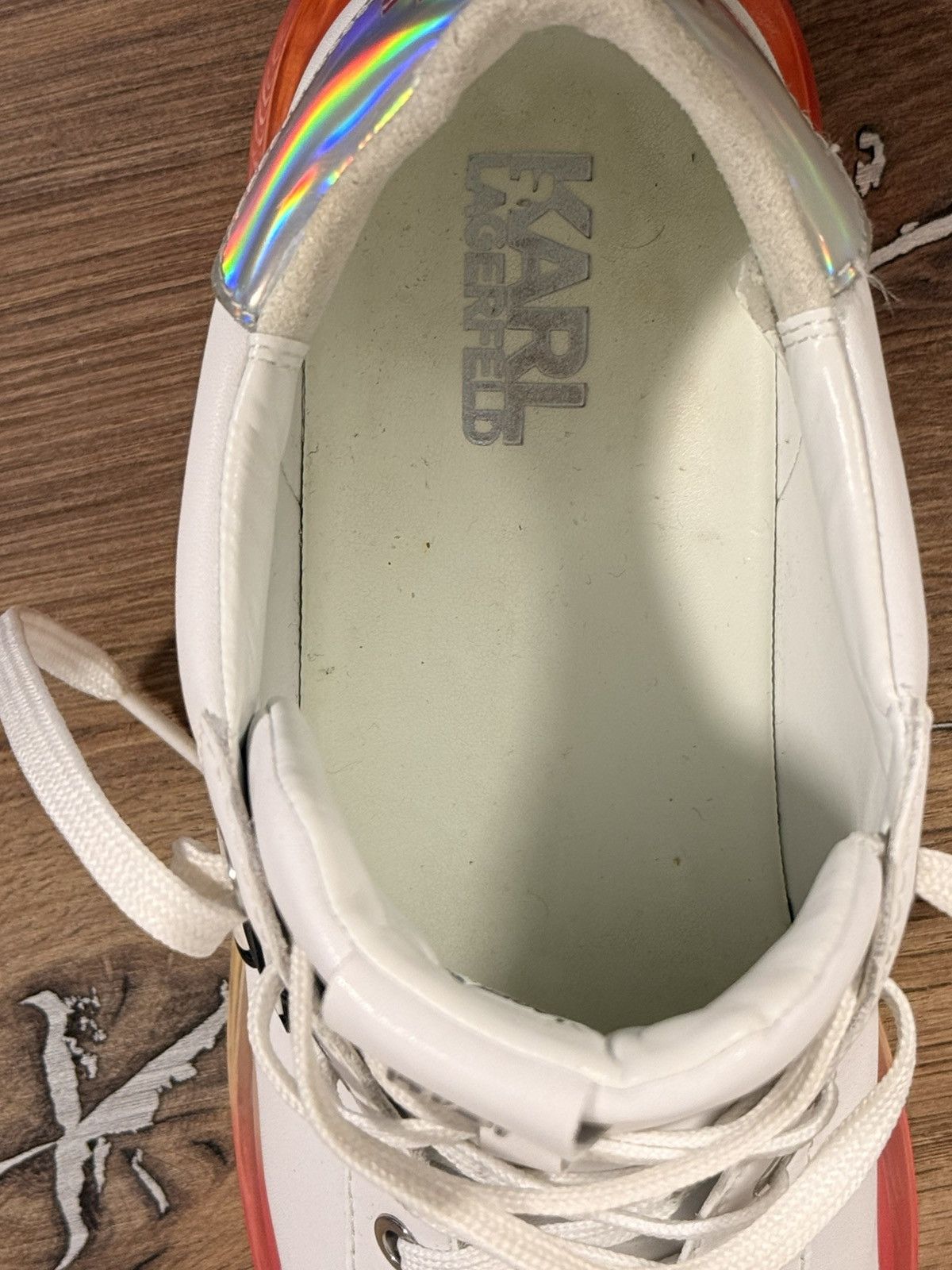 Karl Lagerfeld Karl Lagerfeld Leather Lace Ups Size US 10 / IT 40 - 5 Thumbnail
