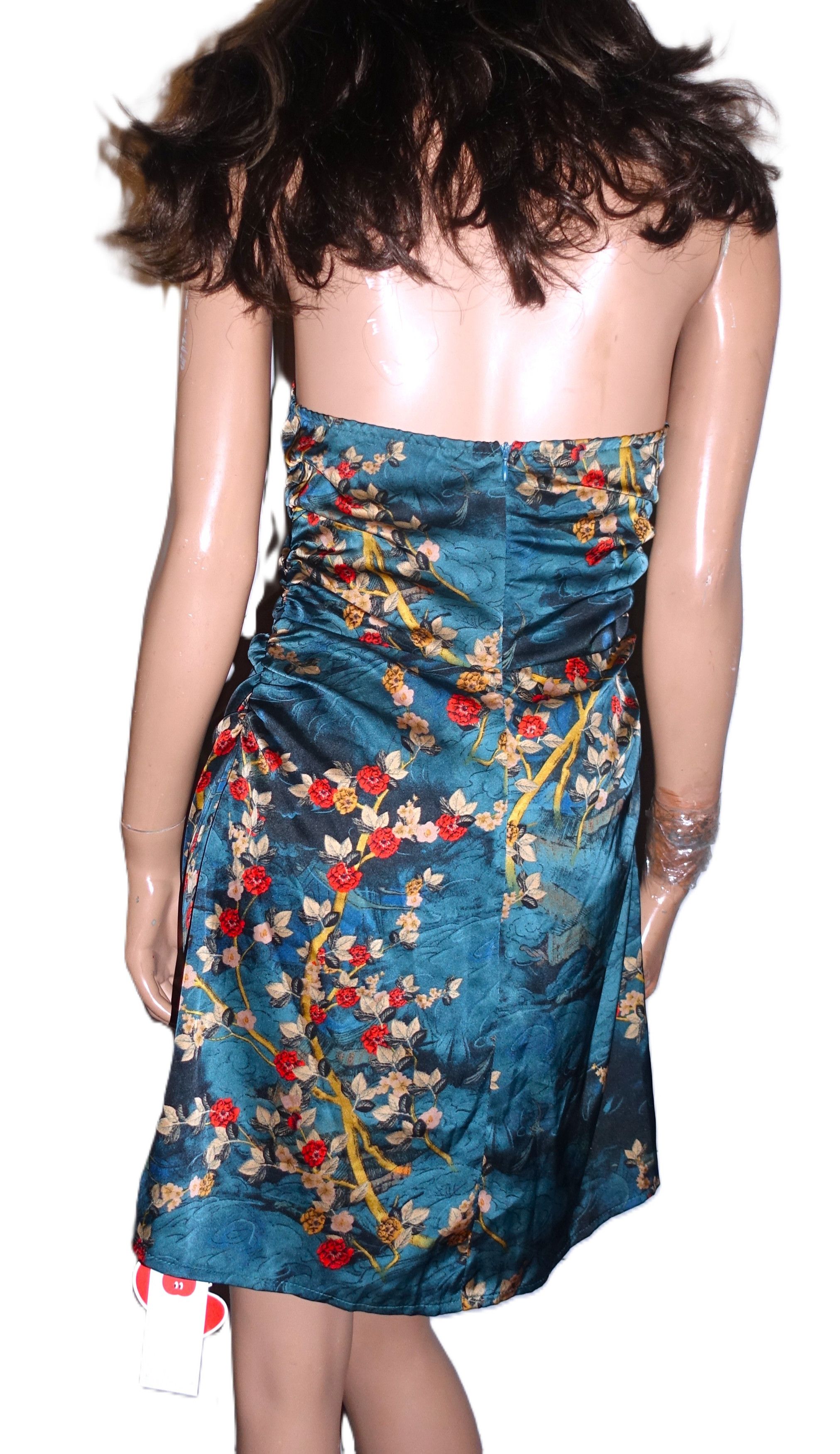 Cider Cider Floral Ruched Strapless Dress M NWT Size M / US 6-8 / IT 42-44 - 5 Thumbnail