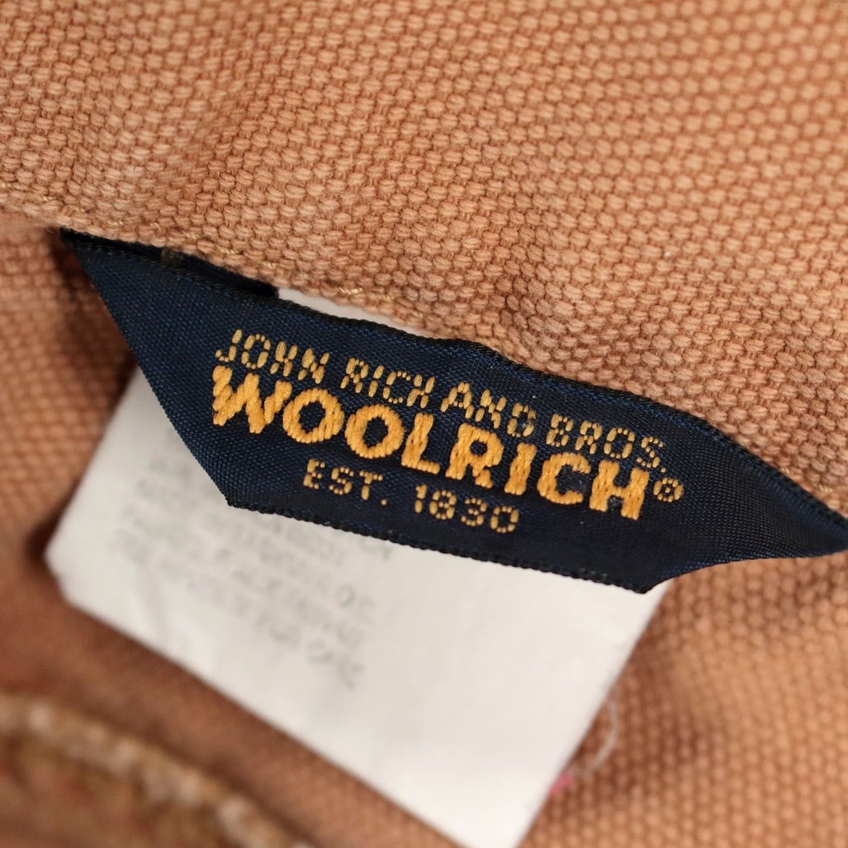 Vintage VINTAGE WOOLRICH works pants womens sz 10 saddle brown canvas faded beige Size 32" / US 10 / IT 46 - 6 Thumbnail
