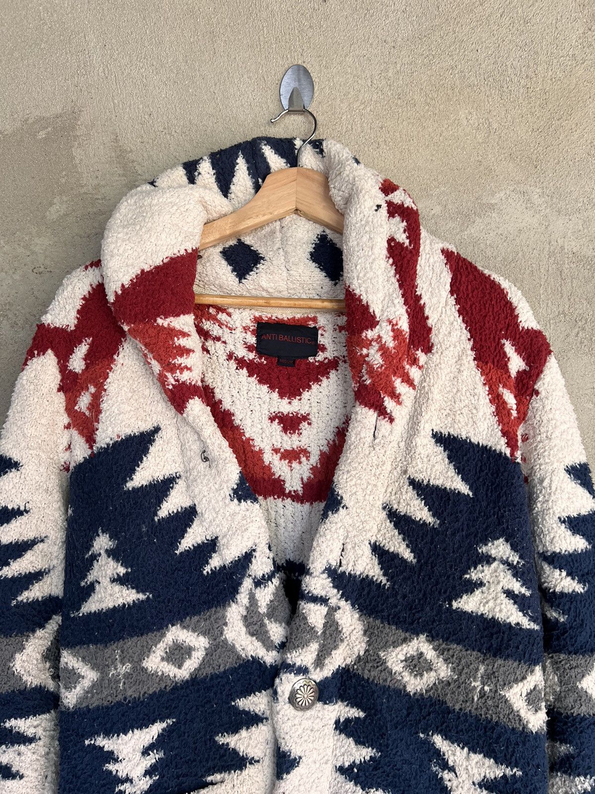 Japanese Brand Japanese Brand Anti Ballistic Navajo Aztec Style Cadigan Size US S / EU 44-46 / 1 - 3 Thumbnail