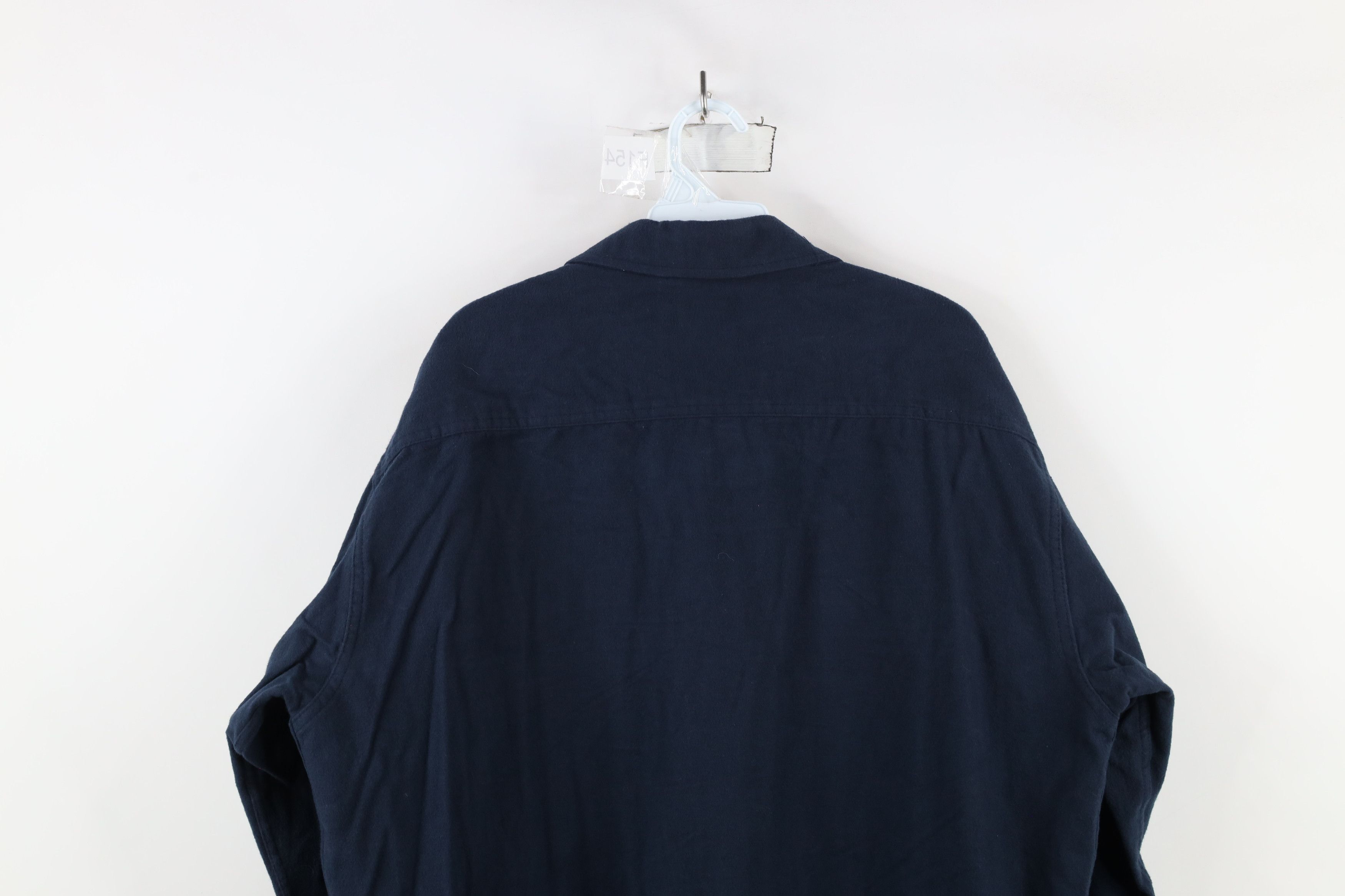 Vintage Vintage 90s Streetwear Chamois Cloth Collared Button Shirt Size US L / EU 52-54 / 3 - 13 Thumbnail