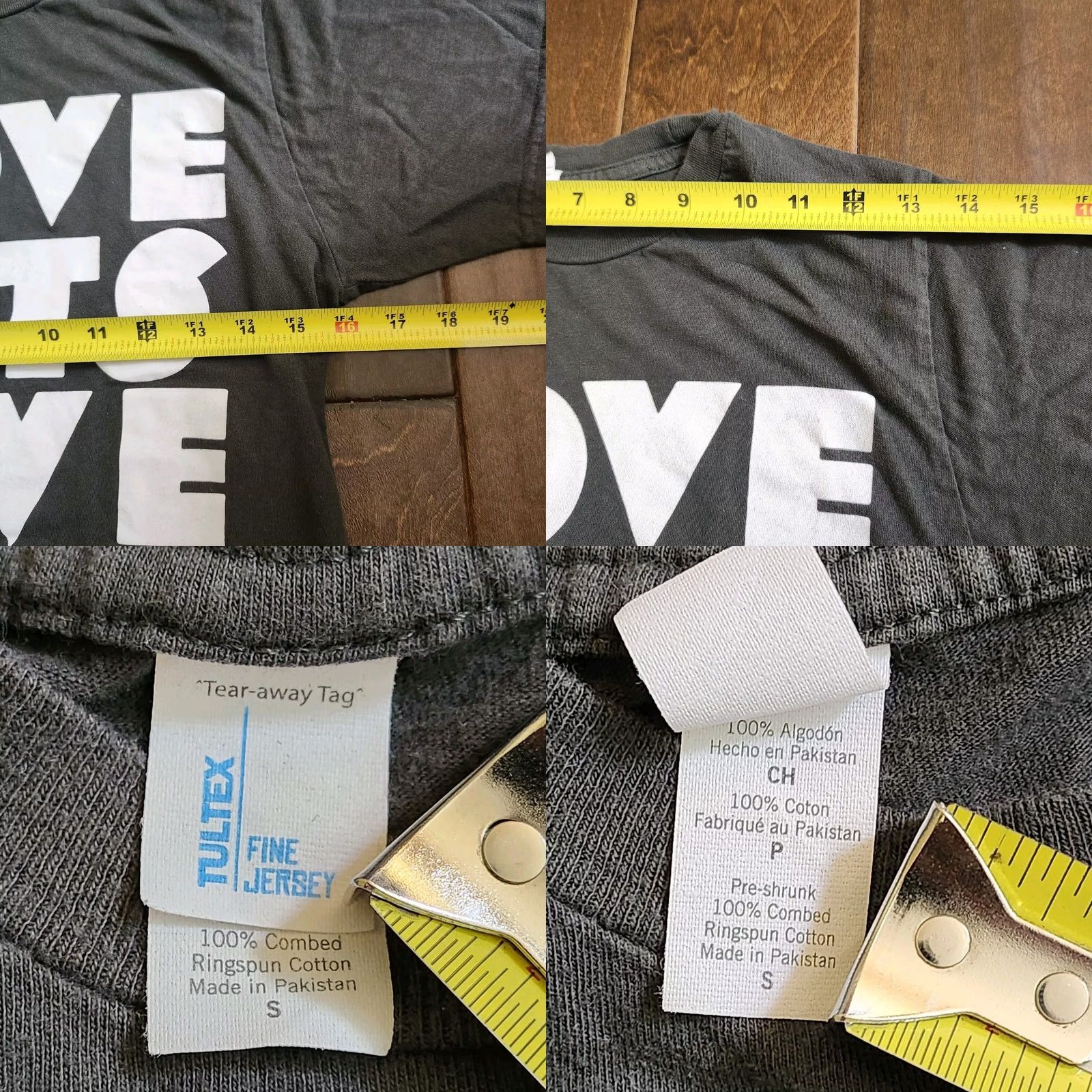 Vintage Abort73.com Women's T-Shirt - Love Let's Live Pro-Life Crew Neck Short Sleeve Black 100% Cotton Small Size S / US 4 / IT 40 - 8 Thumbnail