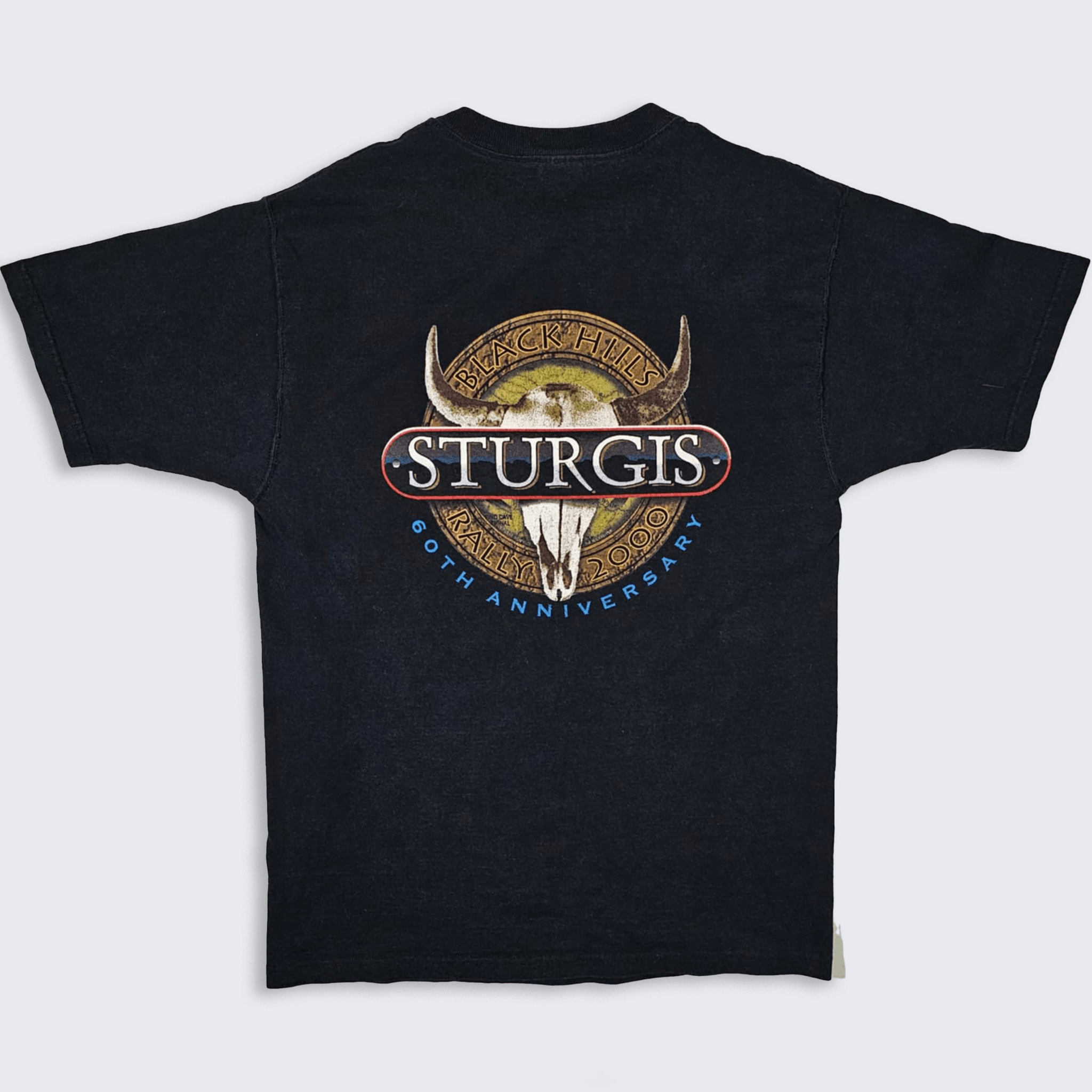 Fruit Of The Loom × Vintage Sturgis Vintage Y2K Wolf Motorcycle Rally T-Shirt Size US L / EU 52-54 / 3 - 2 Thumbnail