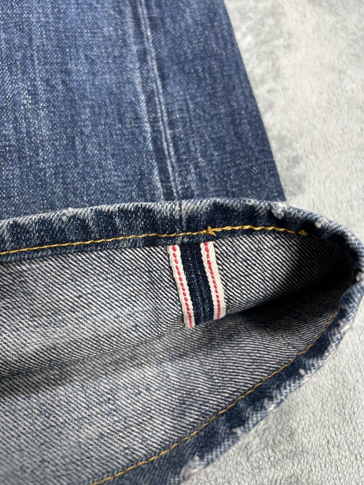 Sugar Cane Vintage Sewing Chop Denim Jeans Size US 28 / EU 44 - 5 Thumbnail