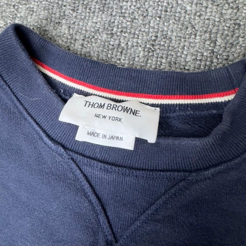 Thom Browne Thom Browne Classic blue hoodie Size US S / EU 44-46 / 1 - 4 Thumbnail