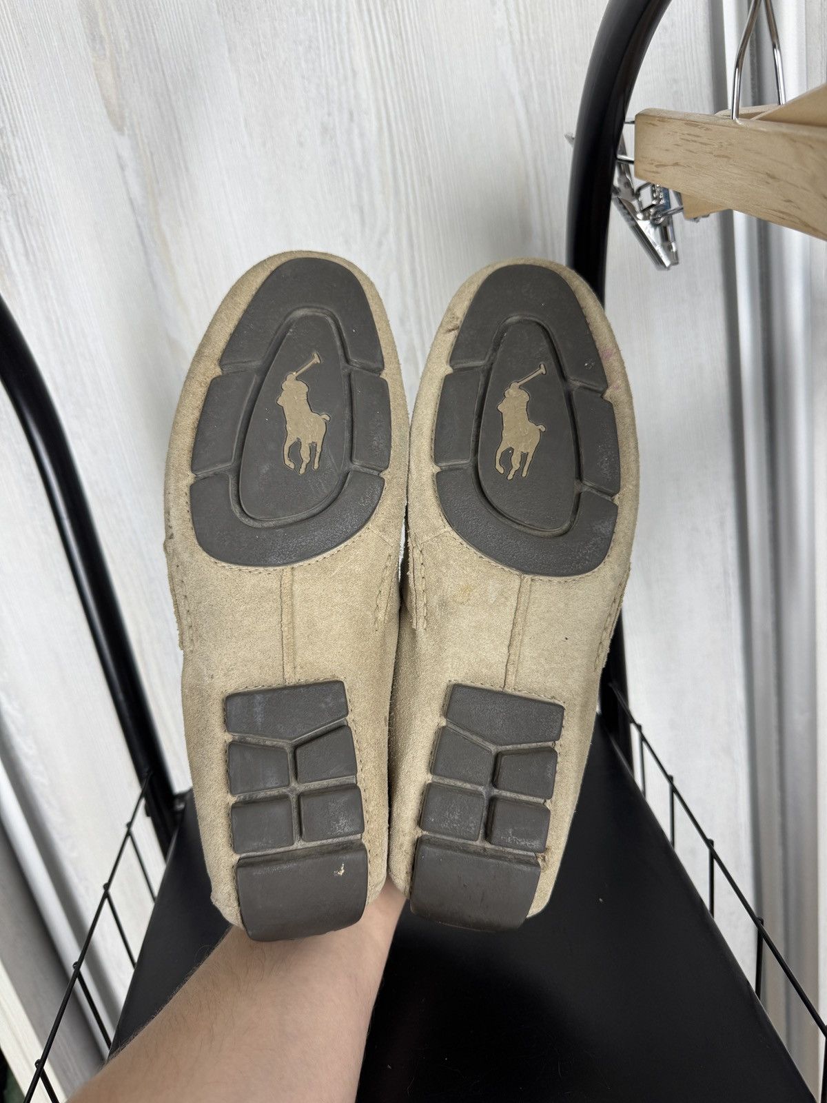 Polo Ralph Lauren Polo Ralph Lauren Telly leather suede slip-on loafers shoes Size US 9 / EU 42 - 13 Thumbnail