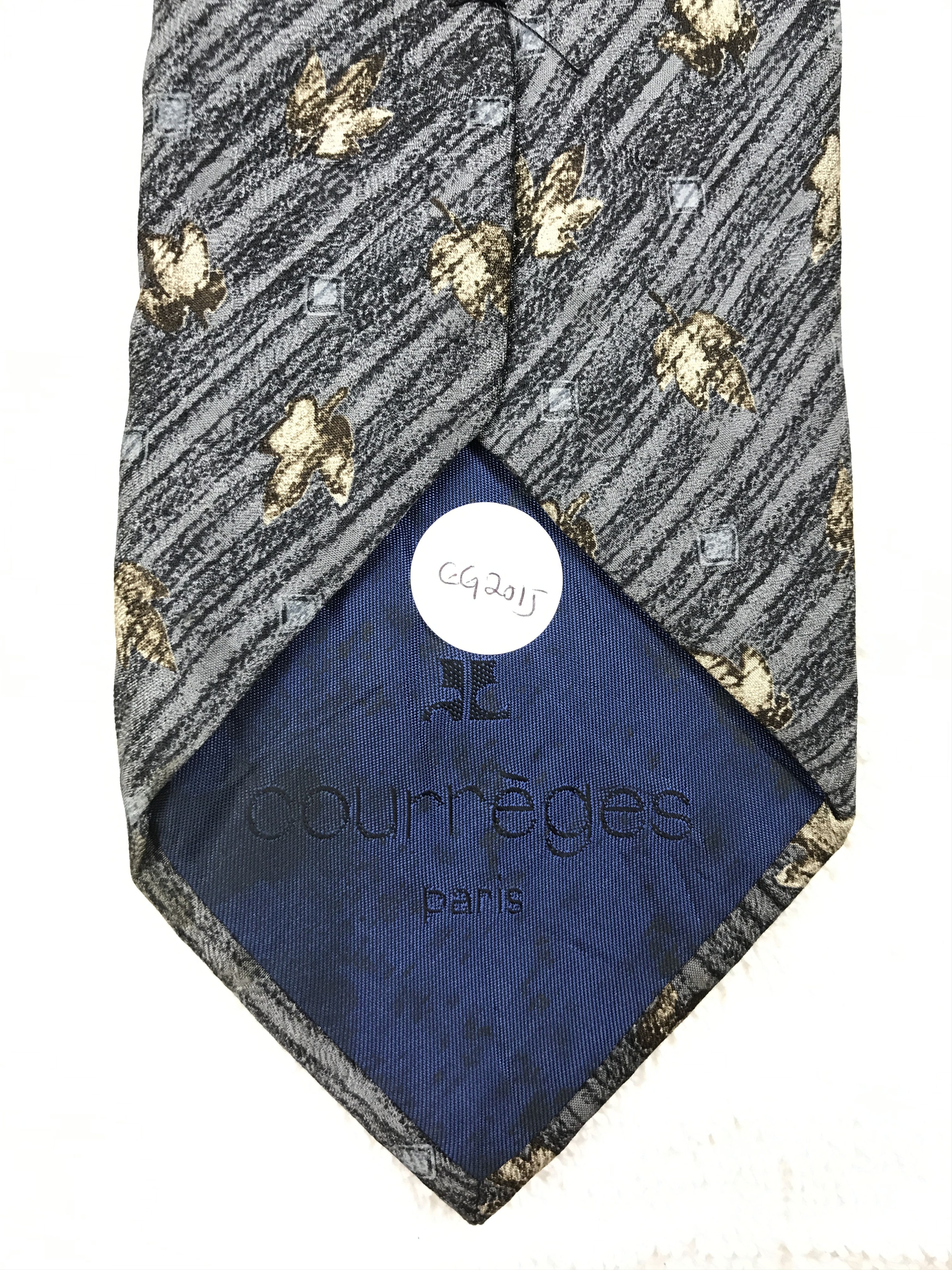 Courreges × Vintage Vintage Courreges Silk Necktie Size ONE SIZE - 9 Thumbnail