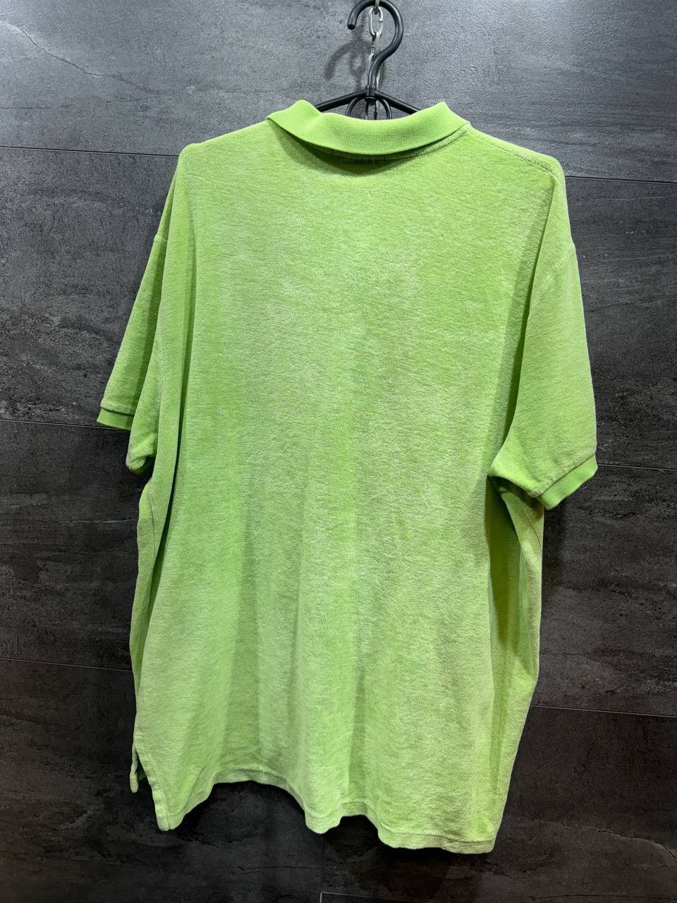 Vintage Polo Ralph Lauren Polo Pile Shirt Fluorescent Green Size US XL / EU 56 / 4 - 12 Thumbnail