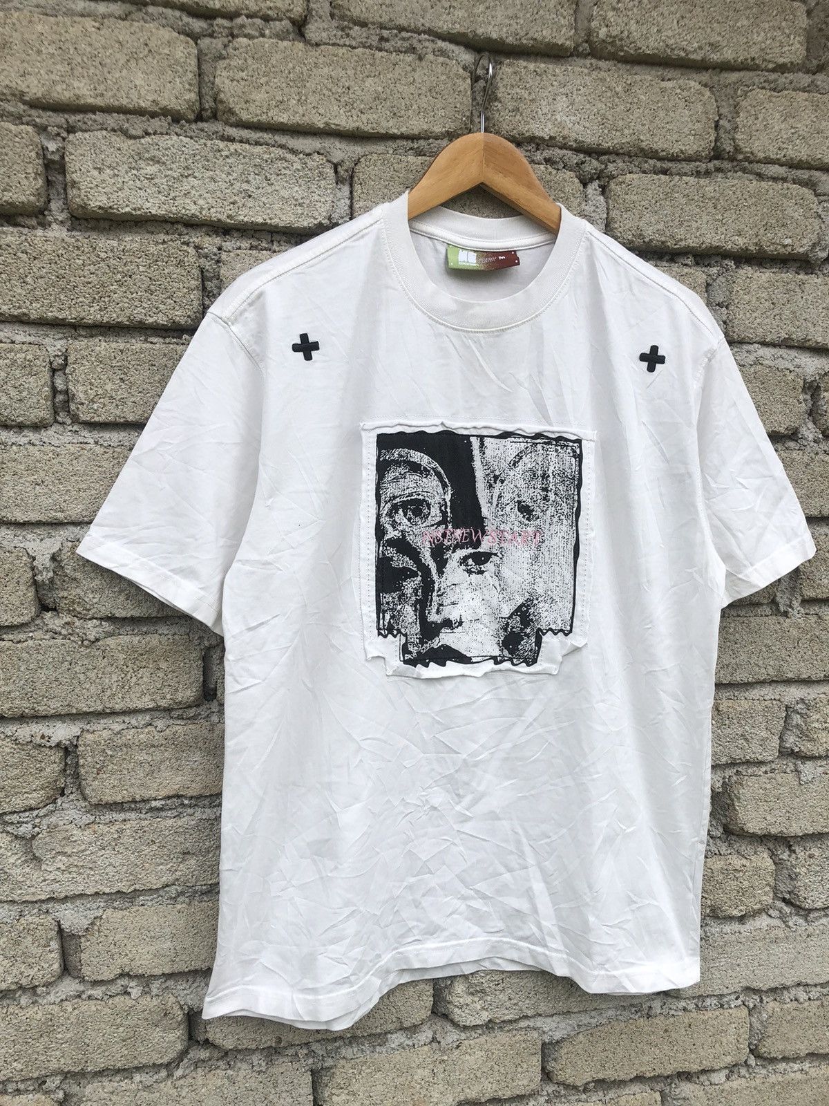 Vintage Japanese Brands NST Newstart Gothic Punk Art Tshirt Size US L / EU 52-54 / 3 - 3 Thumbnail