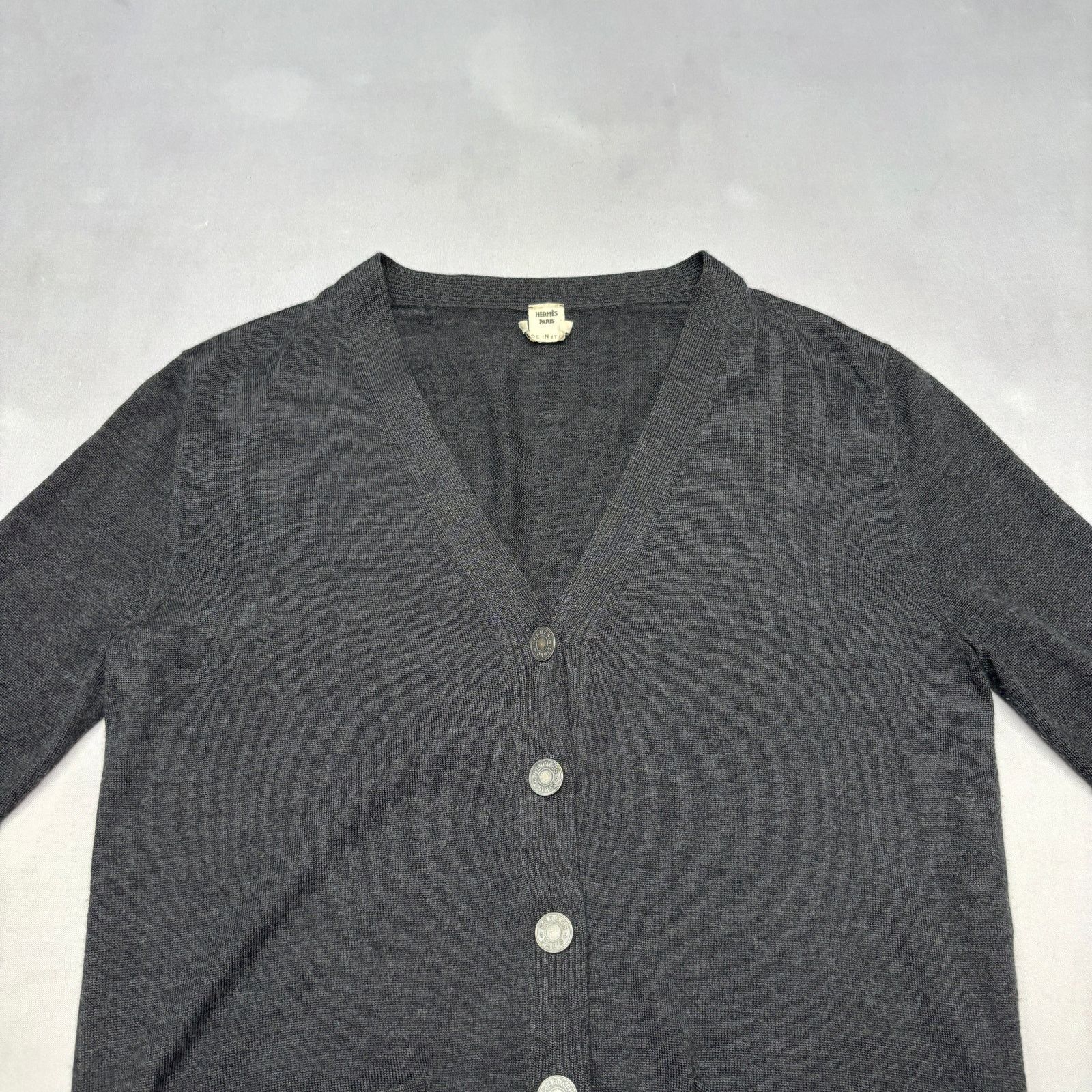 Hermes × Maison Margiela Vintage Hermes Cardigan Cashmere Sweater Women's 36 Size XS / US 0-2 / IT 36-38 - 2 Thumbnail