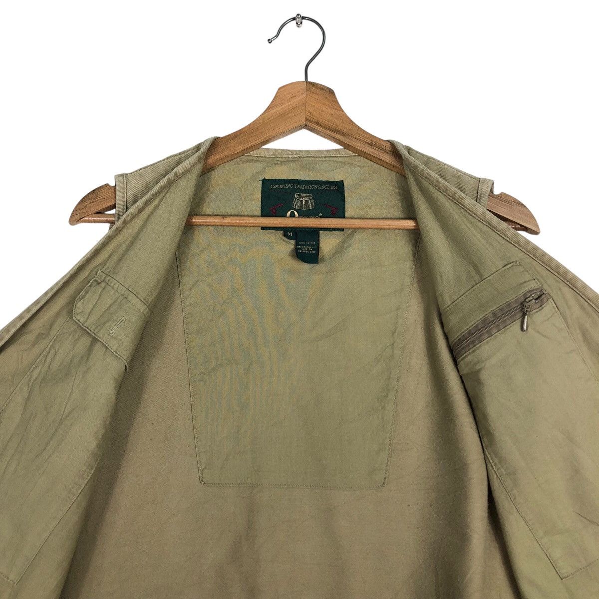 Japanese Brand 📌Vintage Utility Vest Orvis Multi Pocket Biker Wear Size US M / EU 48-50 / 2 - 15 Thumbnail