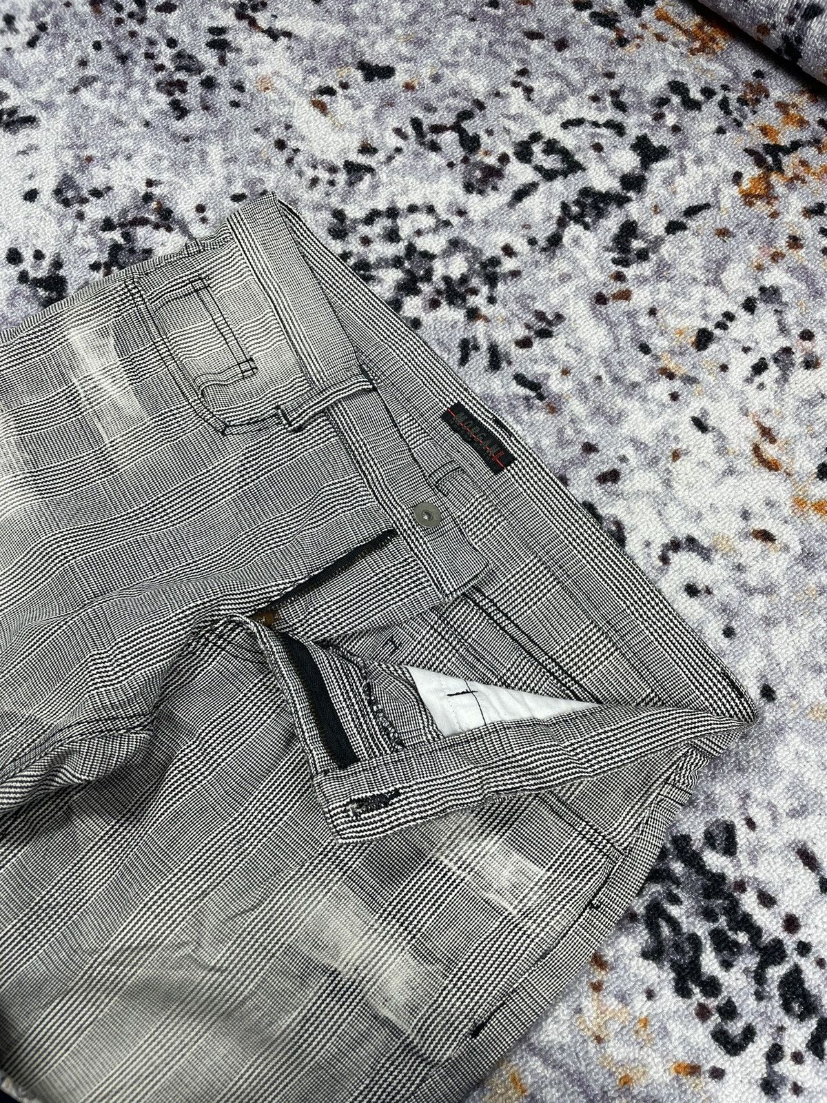 If Six Was Nine × Le Grande Bleu (L.G.B.) × Morgan Homme Morgan Homme wash tartan jeans Size US 33 - 3 Thumbnail