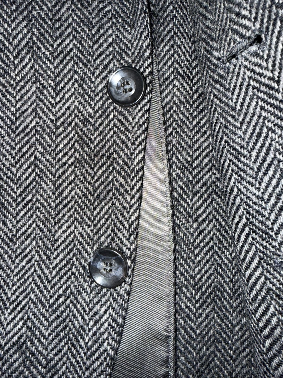Vintage Vintage Herringbone Wool Blazer (USA Made) – 40S Size 40S - 3 Thumbnail