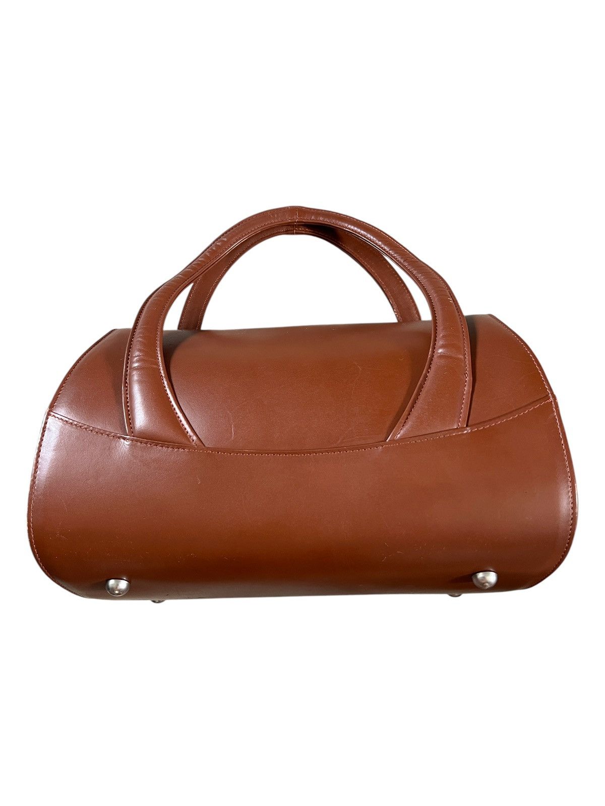 Thierry Mugler 1990 Thierry Mugler Paris Leather Handbag Size ONE SIZE - 17 Thumbnail