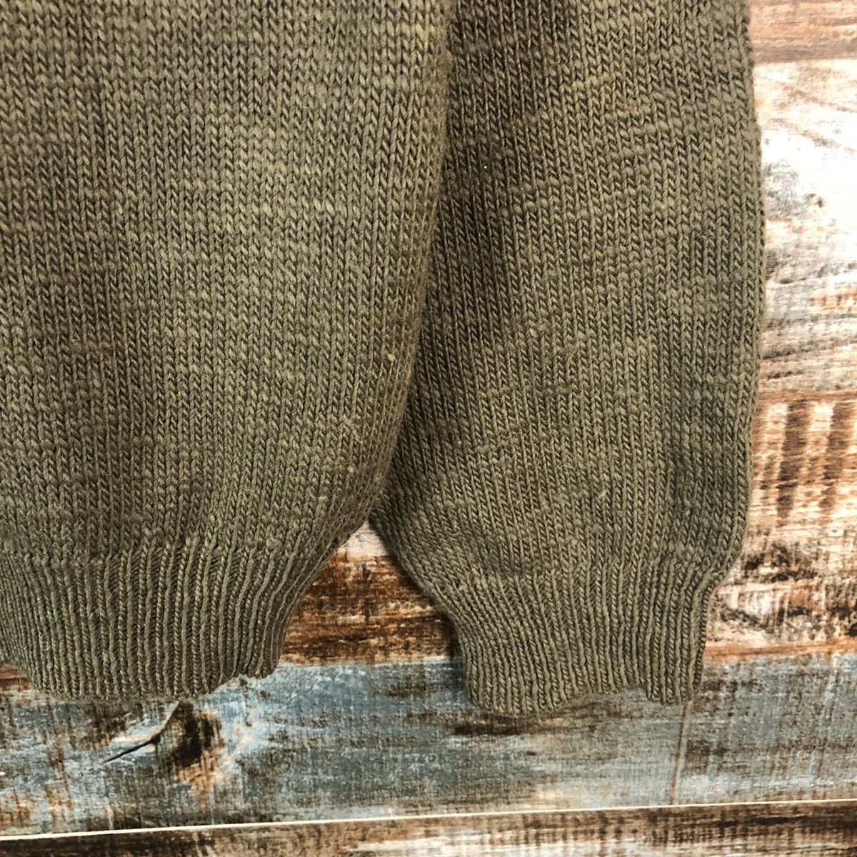 Homespun Knitwear × Japanese Brand Kenneth Gordon Green Knitwear #A2016 Size US M / EU 48-50 / 2 - 8 Thumbnail