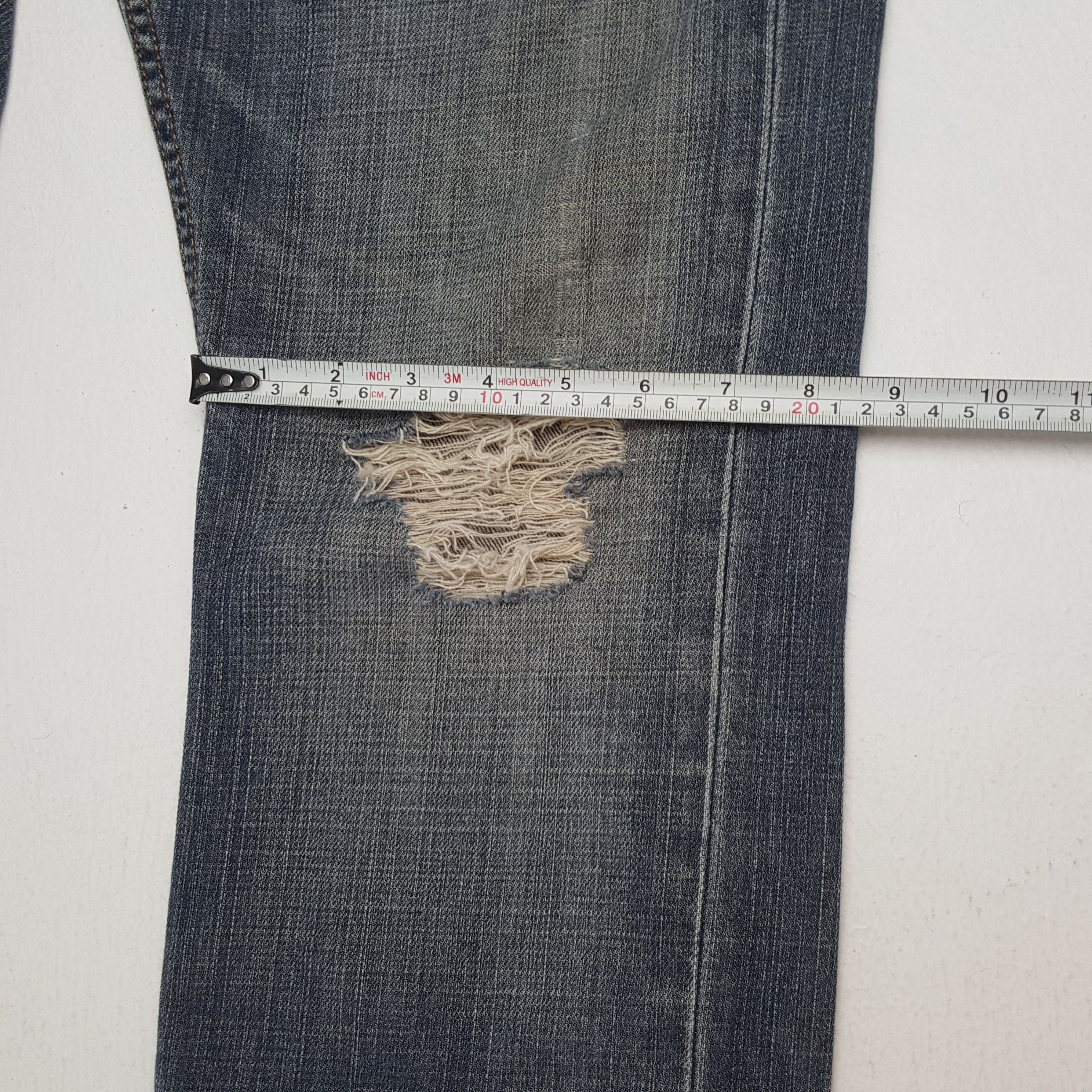 Levi's × Vintage LEVIS Distressed Jeans Streetwear Rock Punk Style Size US 30 / EU 46 - 10 Thumbnail