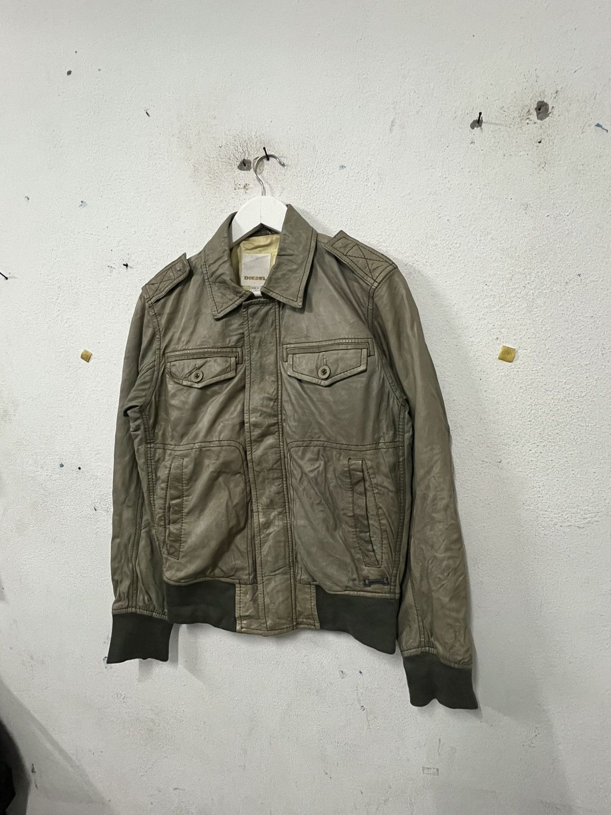 Diesel Vintage Diesil Leather Jacket Size US S / EU 44-46 / 1 - 3 Thumbnail