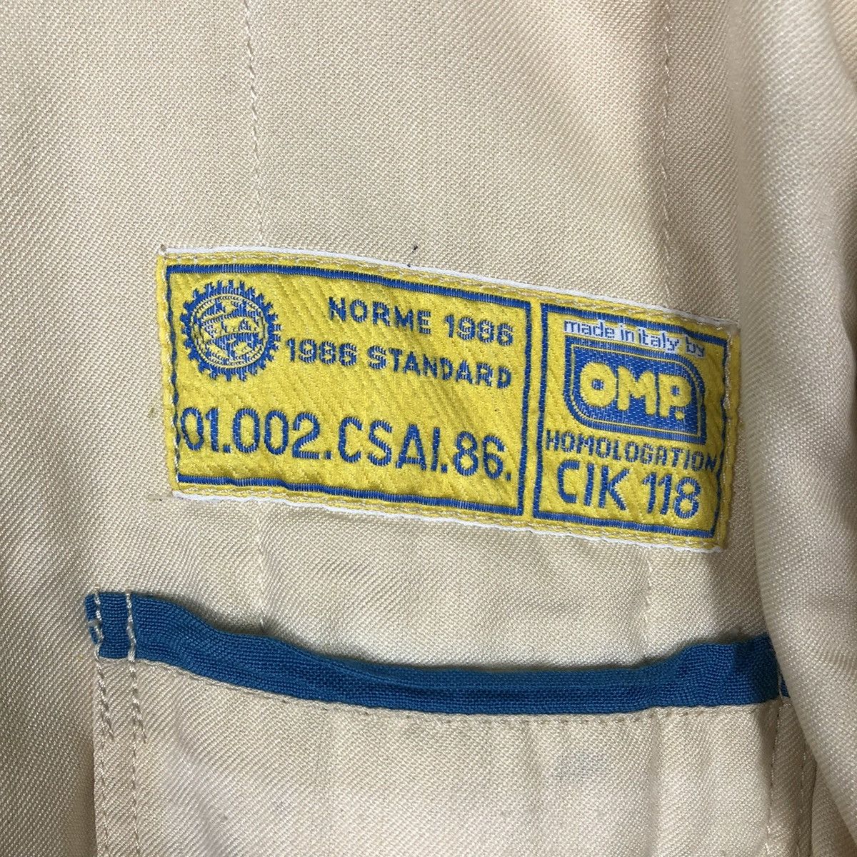 Kadoya 🔥VINTAGE COVERALL RACING OMP GENOVA MADE IN ITALY Size US 36 / EU 52 - 16 Thumbnail