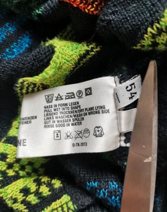 Carlo Colucci Cardigan Colorful Carlo Colucci coloured Cable Knit sweater Size US L / EU 52-54 / 3 - 5 Thumbnail