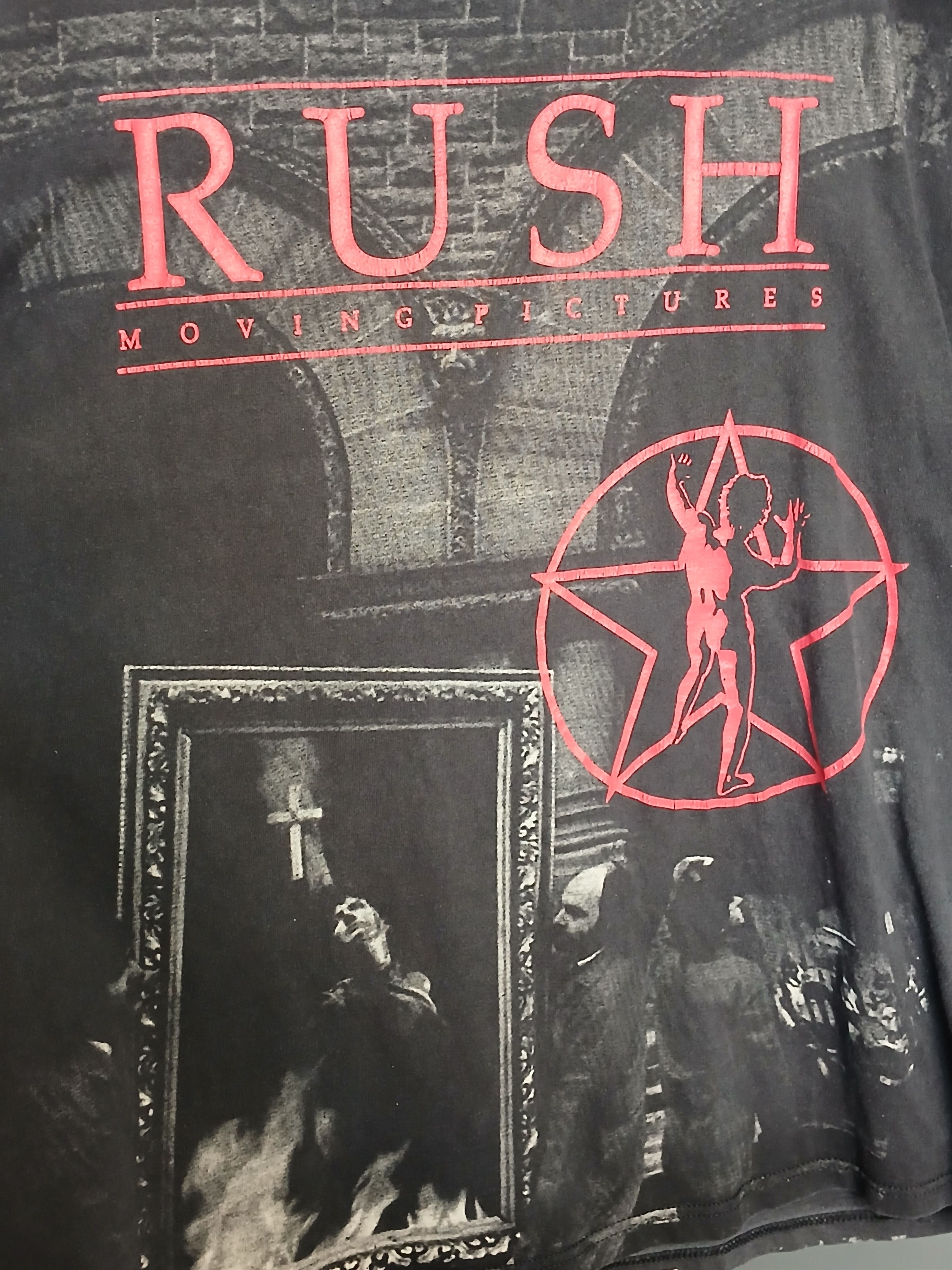 Band Tees Rush Moving Picture T-Shirt Size US XXL / EU 58 / 5 - 3 Thumbnail