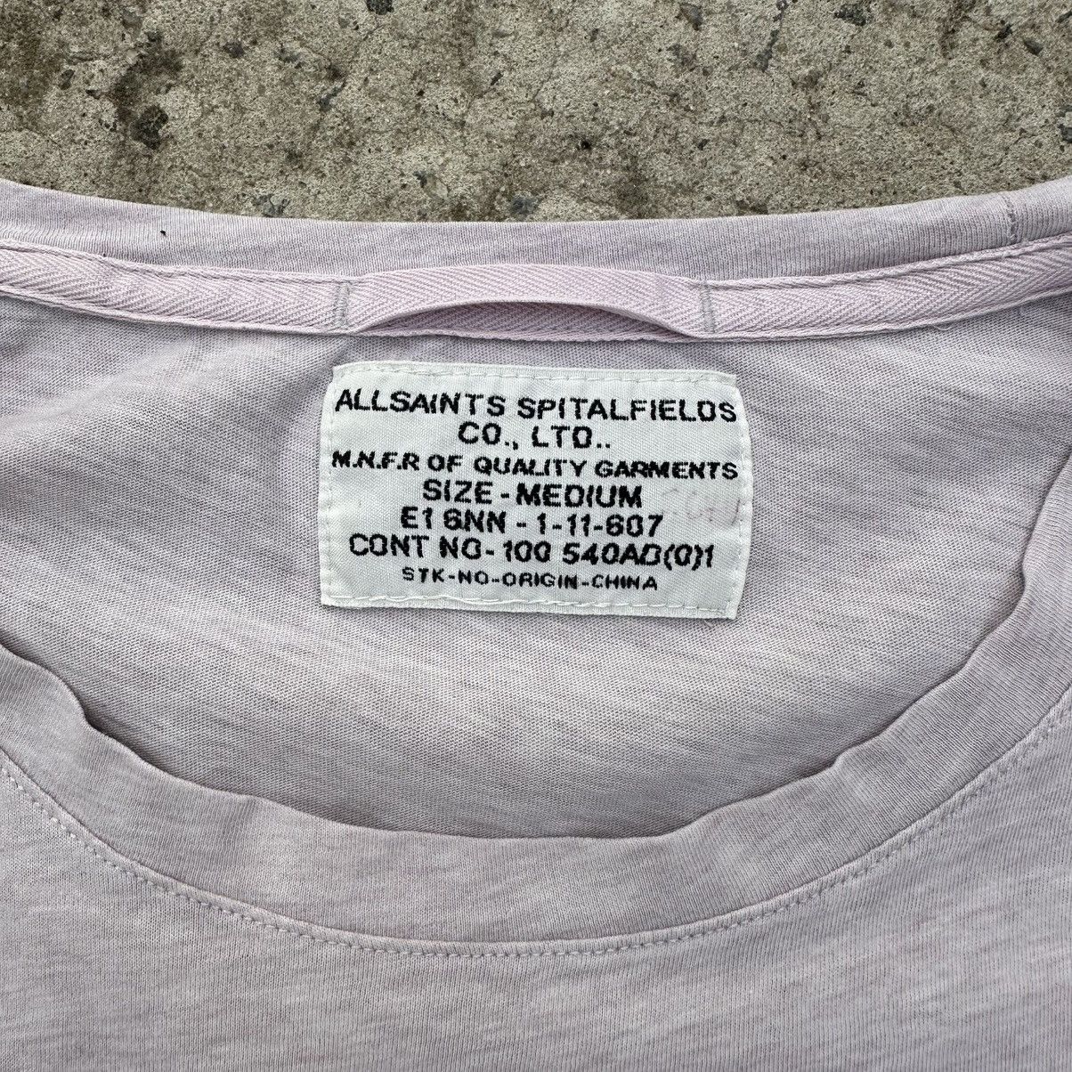 Allsaints Vintage Japanese Style Allsaints T-shirts Basic Fit Size M Size US M / EU 48-50 / 2 - 7 Thumbnail