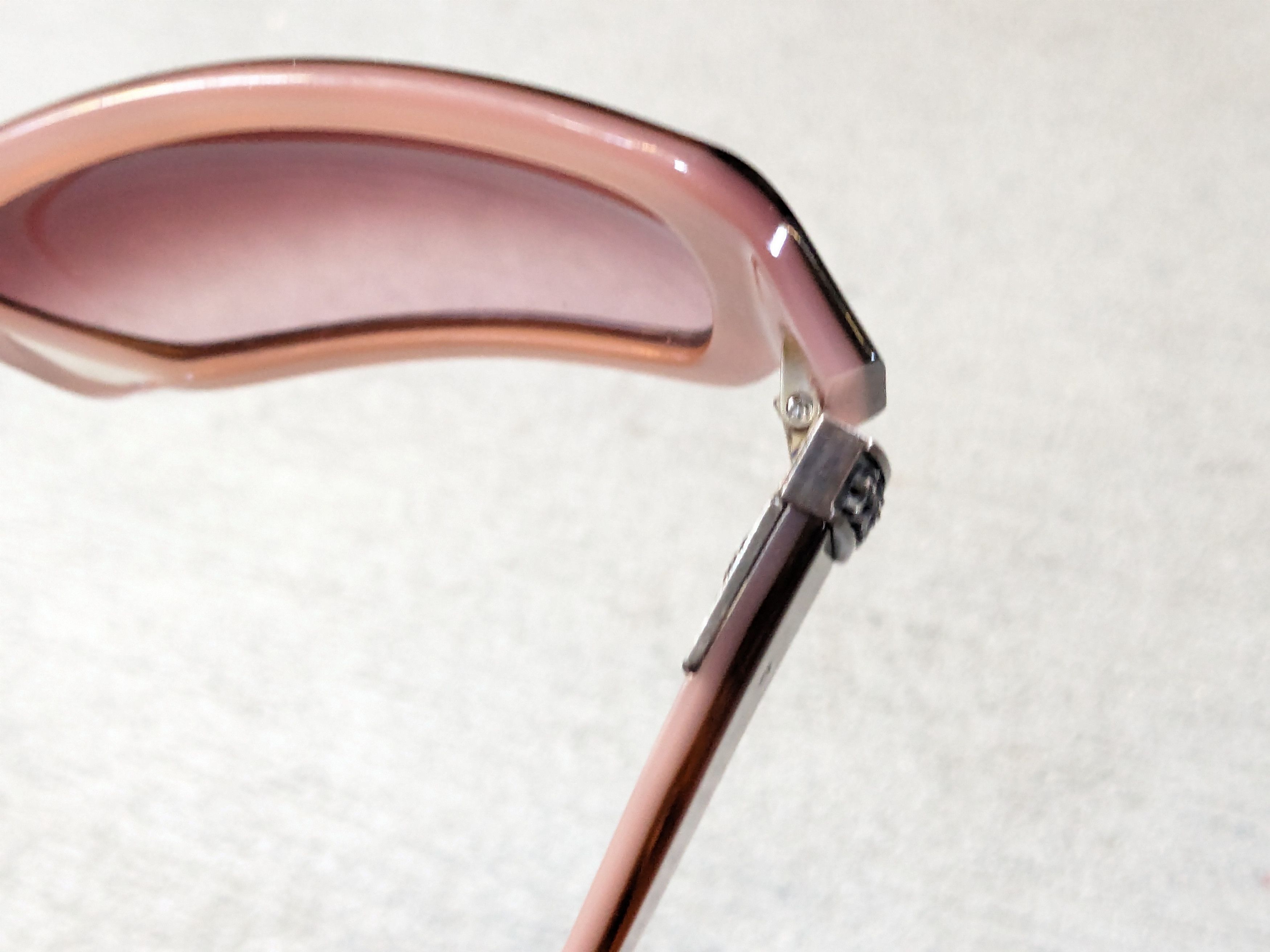 Chrome Hearts Chrome Hearts Sunglasses Cream Brown Pink Cross Sterling Size ONE SIZE - 15 Thumbnail