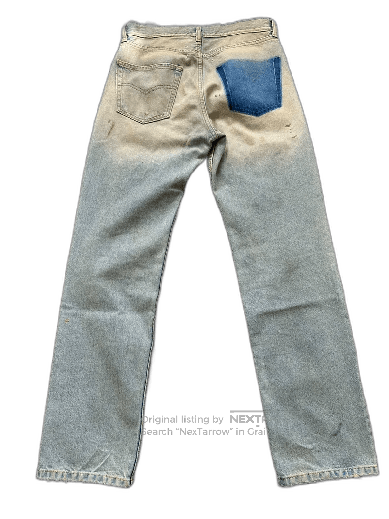 Maison Margiela Blue Denim Pants Size 30.