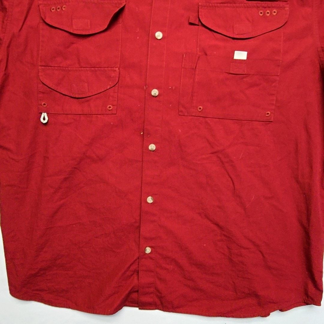 Columbia Columbia PFG Oklahoma Sooner Red Outdoor Fishing L Shirt Size US L / EU 52-54 / 3 - 4 Thumbnail