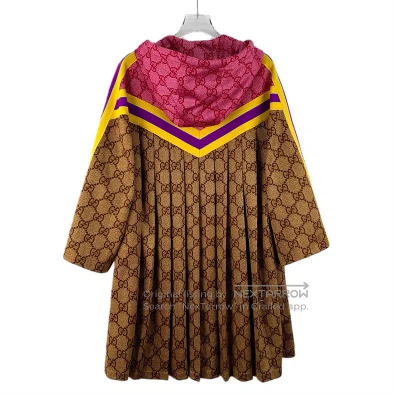 Gucci Gucci Colour block striped logo jacquard full print hooded Size S / US 4 / IT 40 - 2 Thumbnail