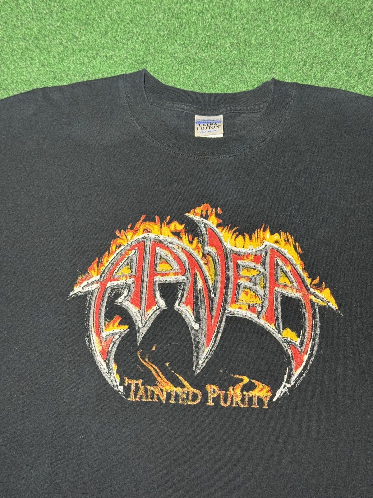 Band Tees Apnea Tainted Purity Metal Band Vintage Y2K RARE XL T Shirt Size US XL / EU 56 / 4 - 2 Thumbnail