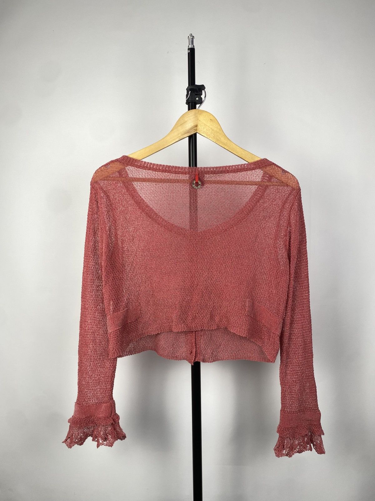 Designer × Jean Paul Gaultier Designer Italy Save The Queen JPG style Knit Blouses Size L / US 10 / IT 46 - 6 Thumbnail