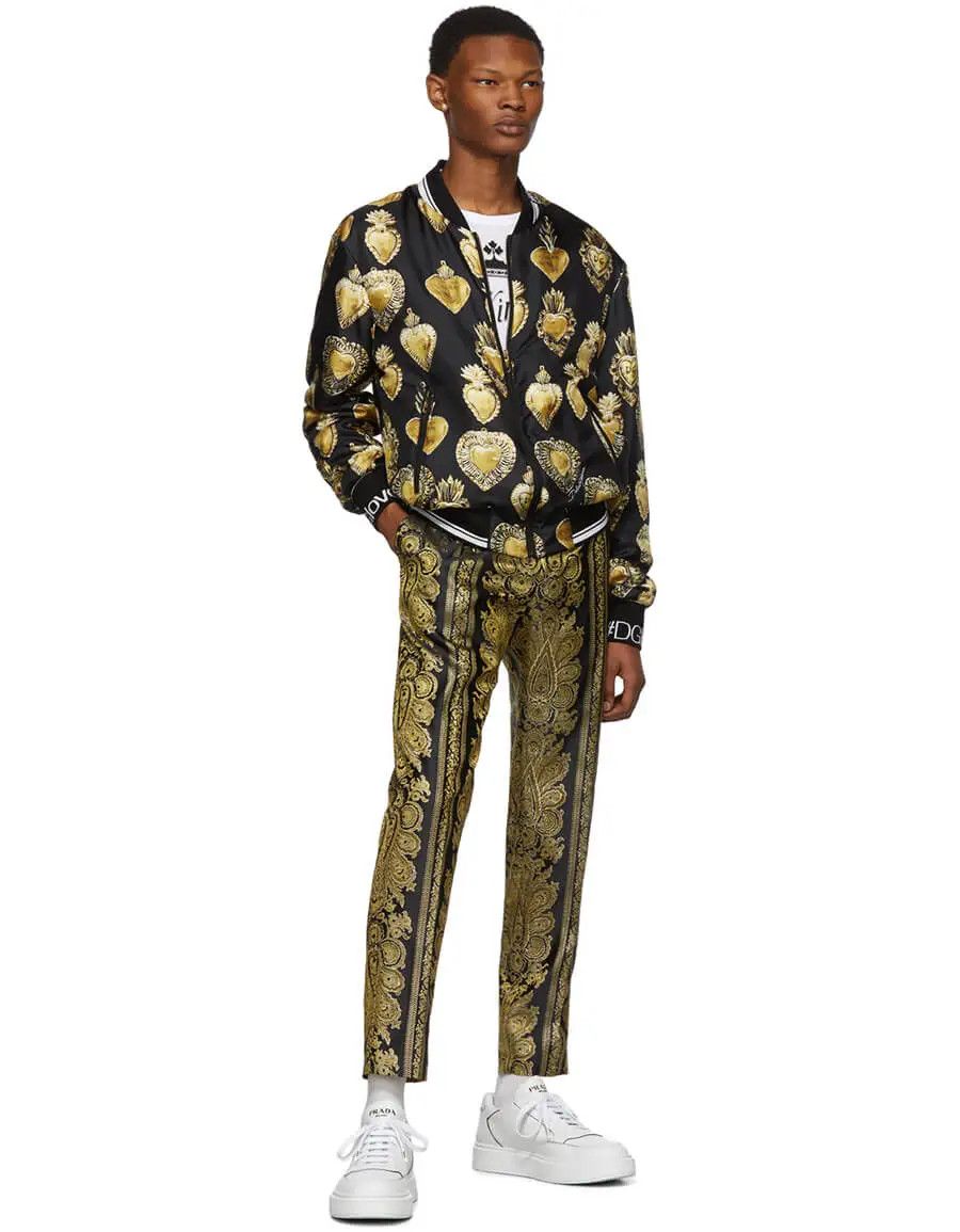 Dolce & Gabbana o1y0125 Bomber Jacket in Multicolor Size US L / EU 52-54 / 3 - 5 Thumbnail