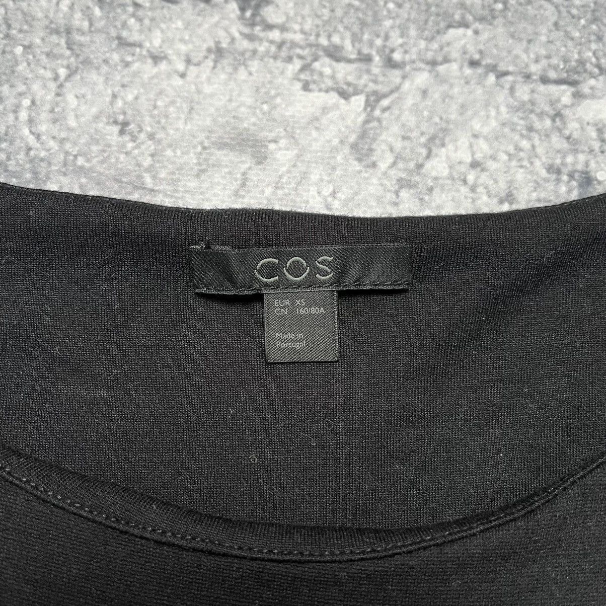 Cos COS Black Belt Pocket Dress Luxury Designer Size XS / US 0-2 / IT 36-38 - 6 Thumbnail
