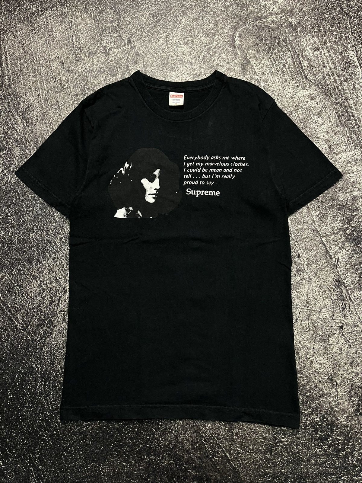 Supreme Supreme Mean Black T-Shirts Size US M / EU 48-50 / 2 - 1 Thumbnail