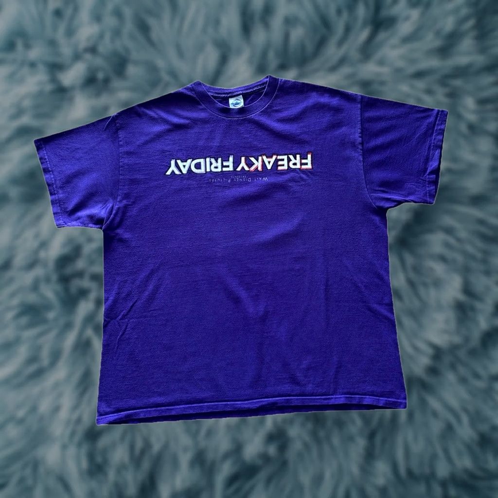 Delta VINTAGE Y2K Freaky Friday Movie Promo Tee Lindsey Lohan Walt Disney Purple XL Shirt Mens" Size US XL / EU 56 / 4 - 1 Thumbnail