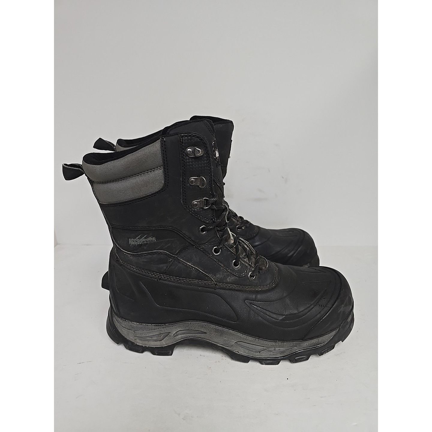 Other Aggressor Men's 8" 8910 Steel Toe Steel Plate Work Boots 13M Size US 13 / EU 46 - 2 Thumbnail