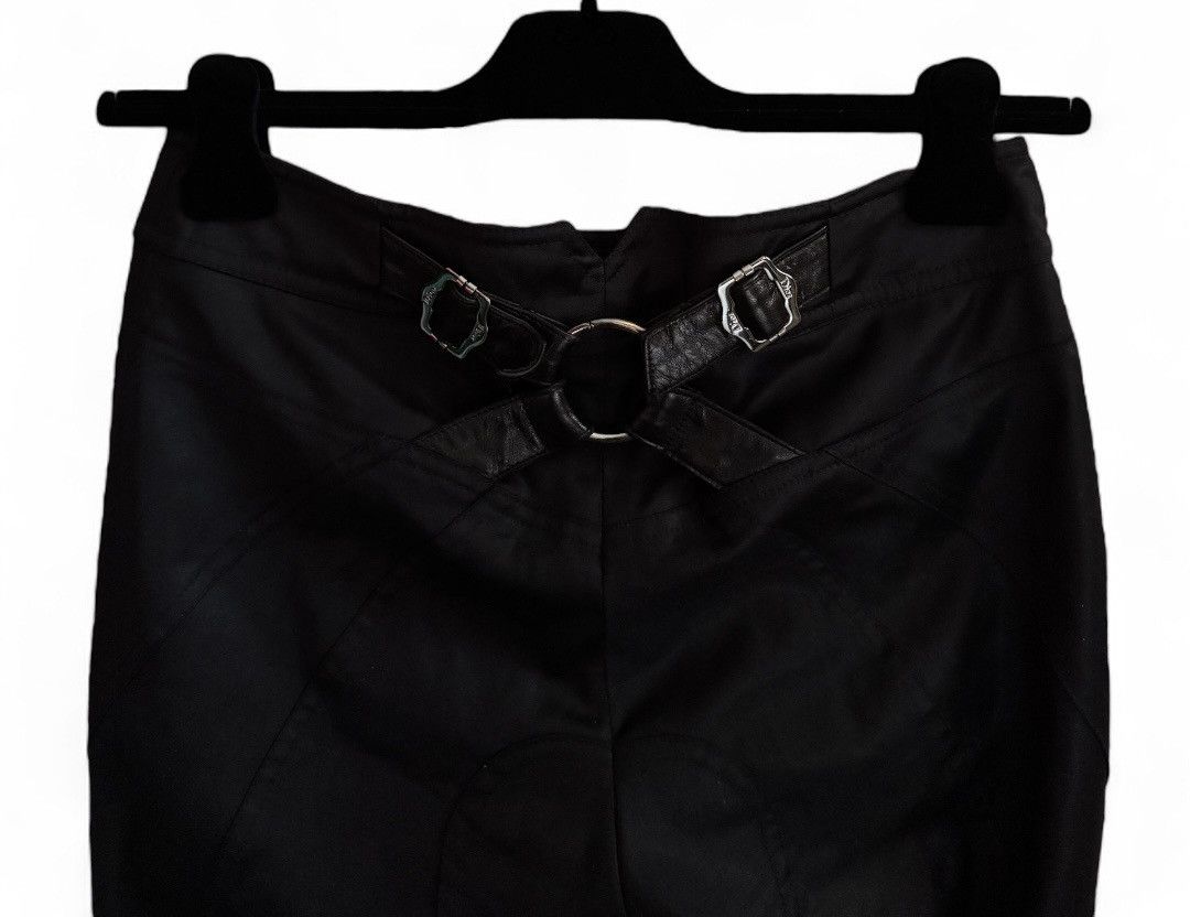 Dior Christian Dior by John Galliano FW03 Flared Bondage Pants Size 27" / US 4 / IT 40 - 2 Thumbnail