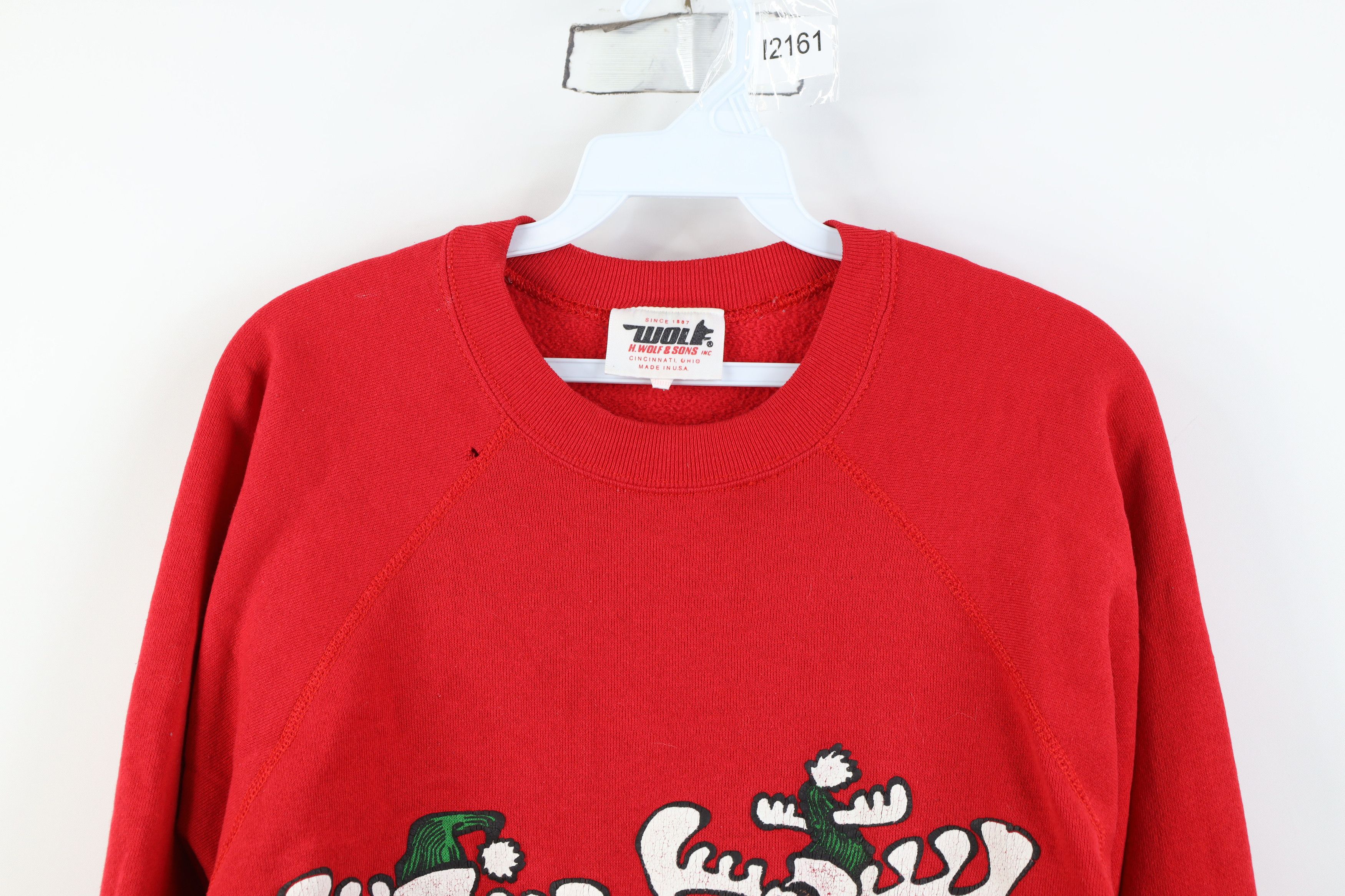 Vintage Vintage 70s 80s Christmas Santa I Want It All Sweatshirt USA Size M / US 6-8 / IT 42-44 - 2 Thumbnail