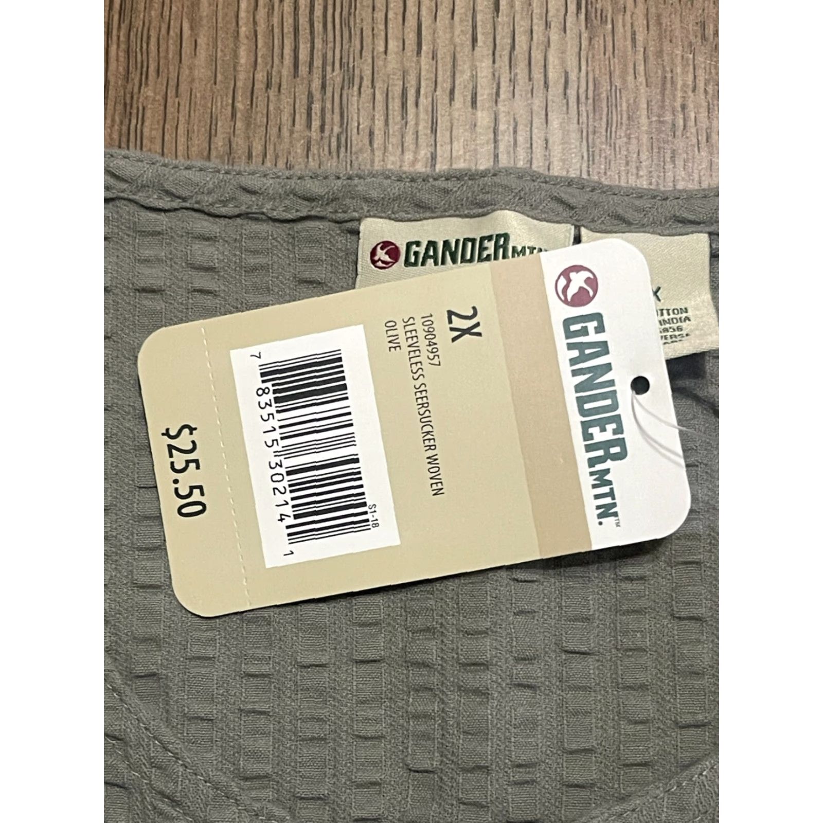 Vintage Gander Mountain Tank Top Women Plus Size 2X Green Button Up NWT Size XXL / US 16-18 / IT 52-54 - 6 Thumbnail