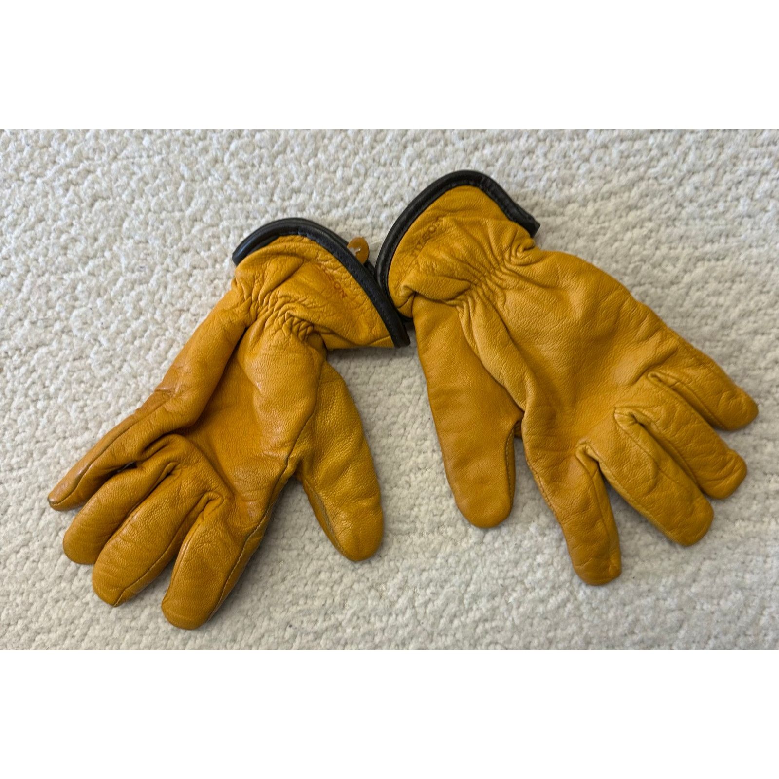 Filson Filson Mens Goat Leather Gloves Merino Wool Lined Small Size ONE SIZE - 4 Thumbnail