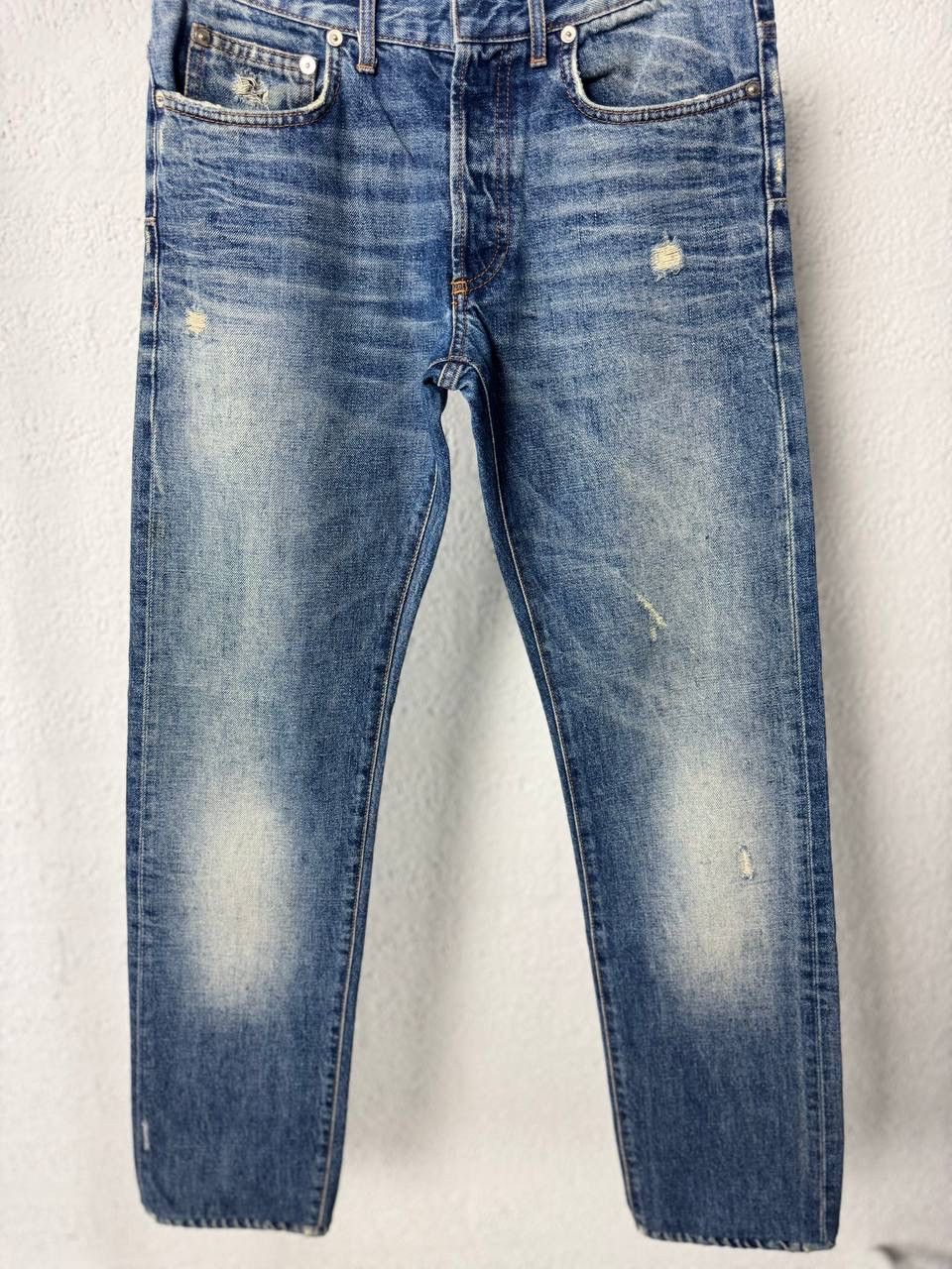Dior Dior Hedi Slimane Distressed Denim Pants Size US 31 - 6 Thumbnail