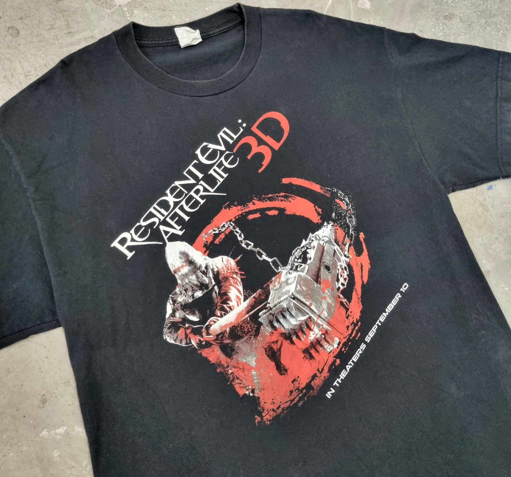 image of Movie x Playstation Vintage Resident Evil Shirt in Black, Men's (Size XL)