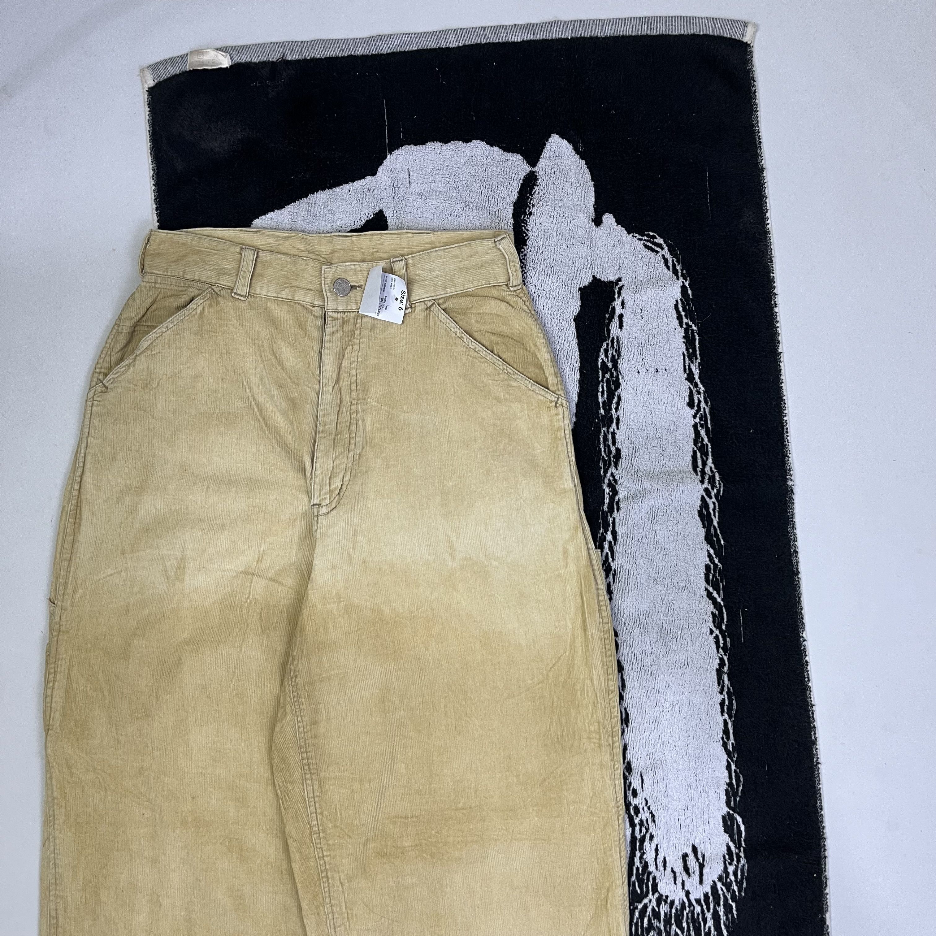 Hysteric Glamour × Vintage Faded Carpenter corduroy pants vintage style 70s 80s Size US 27 - 7 Thumbnail