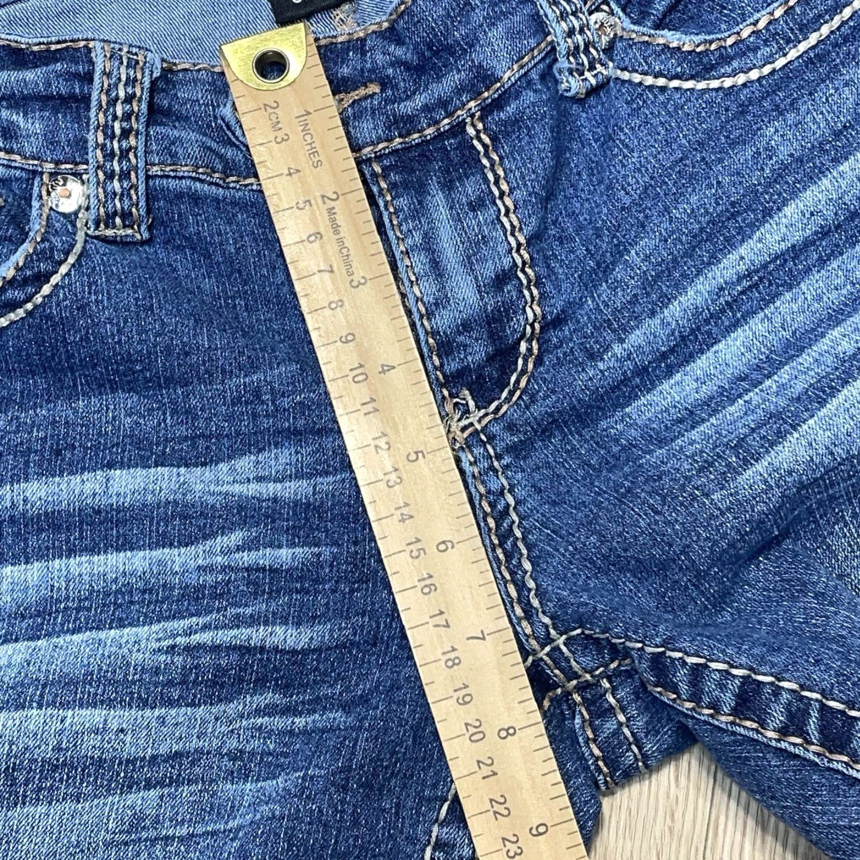 Vintage VINTAGE Artya Women’s Jeans Capri 9/10 Blue Casual Made in USA Size 30" / US 8 / IT 44 - 5 Thumbnail