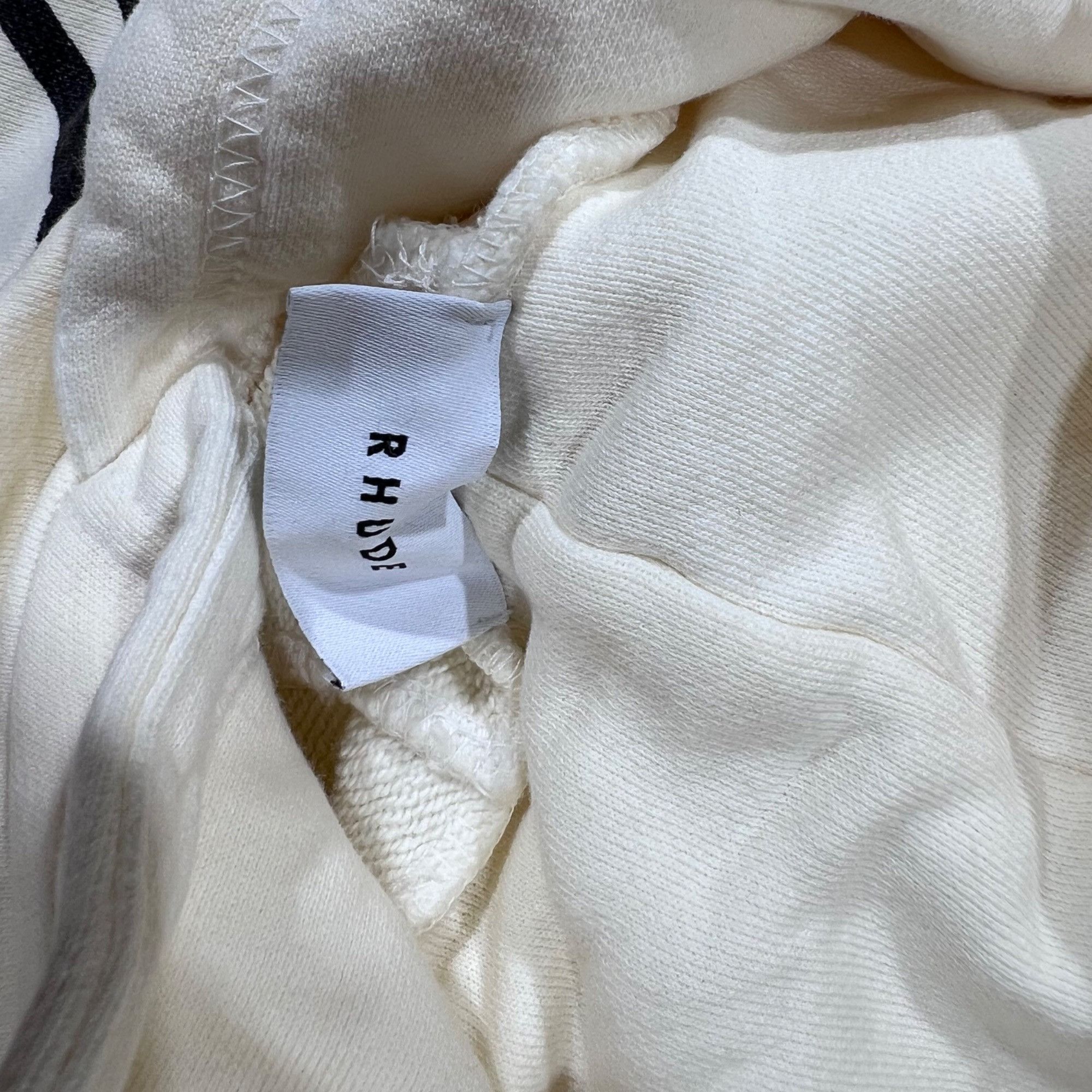 Rhude NEW RHUDE SCRIPT CREAM HOODIE SZ MEDIUM Size US M / EU 48-50 / 2 - 4 Thumbnail