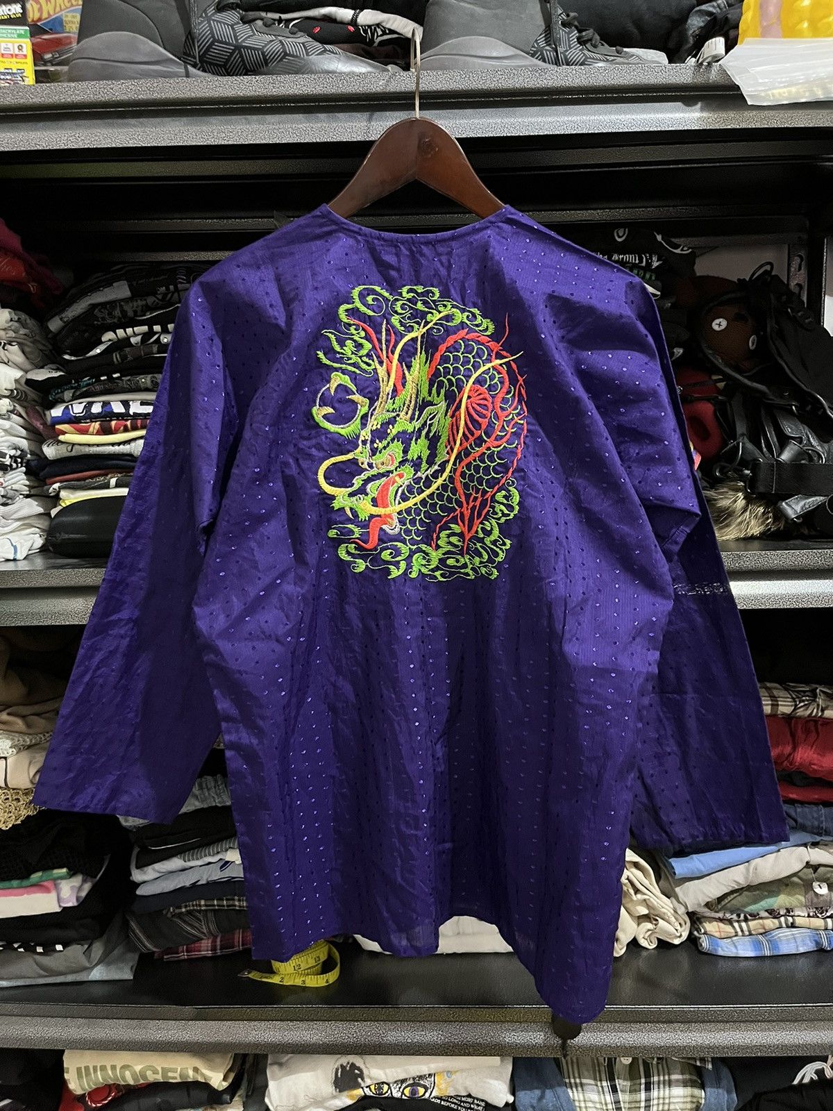 If Six Was Nine × Japanese Brand × Le Grande Bleu (L.G.B.) 🖤BLACFRIDAY🖤Yamasa Dragon shirt japan Size US S / EU 44-46 / 1 - 1 Thumbnail