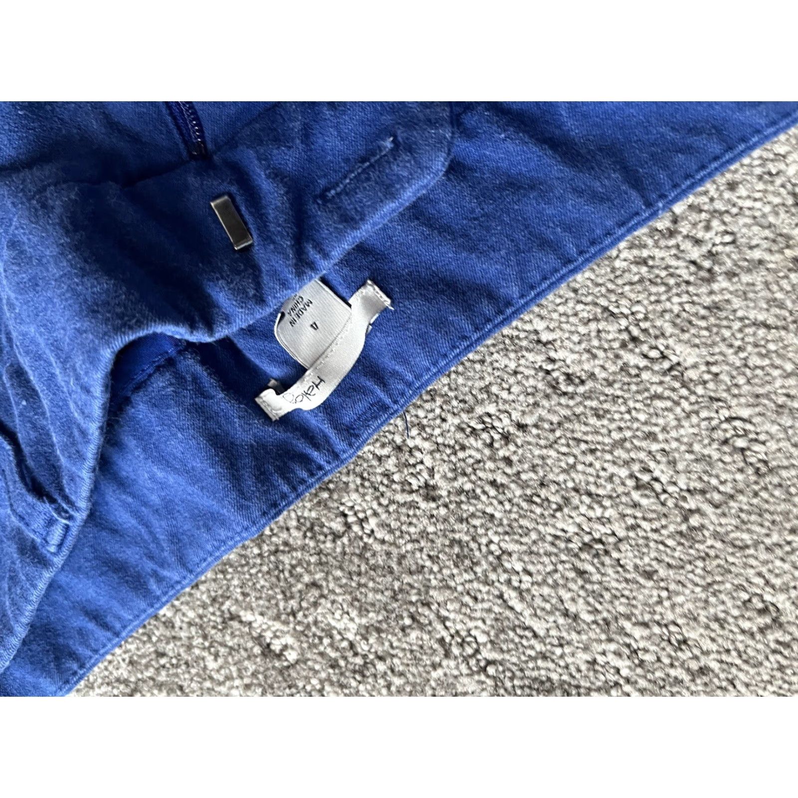 Vintage VINTAGE Halogen Capri Pants Women Size 4 Regular Tapered Blue Cotton Rayon Spandex Casual Size 27" / US 4 / IT 40 - 5 Thumbnail