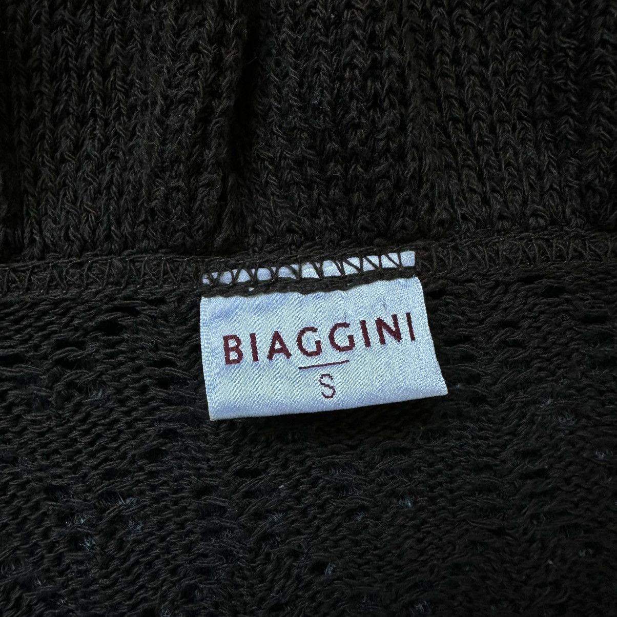 If Six Was Nine VTG Knit Japan Biaggini Cardigan Long-sleeve T-shirts Grunge Size S / US 4 / IT 40 - 7 Thumbnail