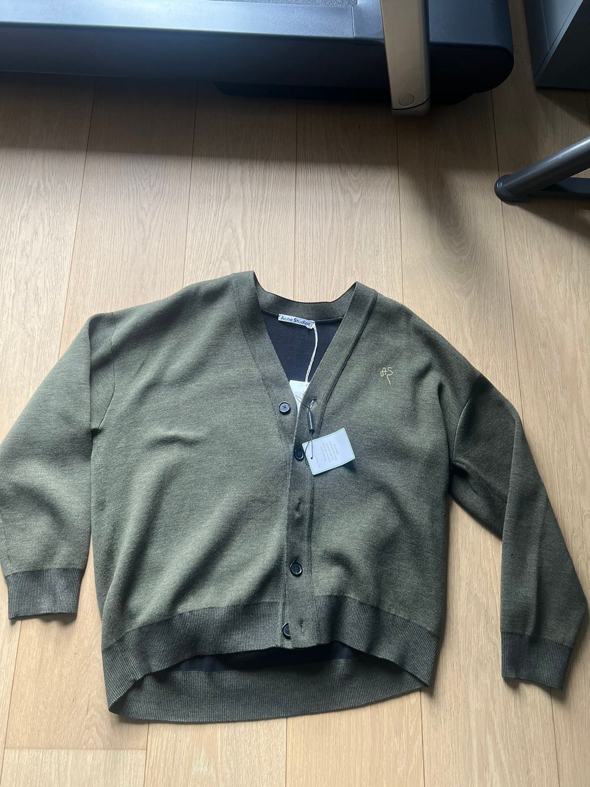 Pre-owned Acne Studios Knit Green Cardigan