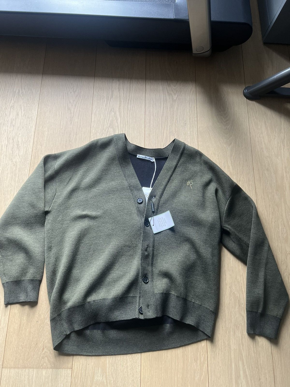 Pre-owned Acne Studios Knit Green Cardigan